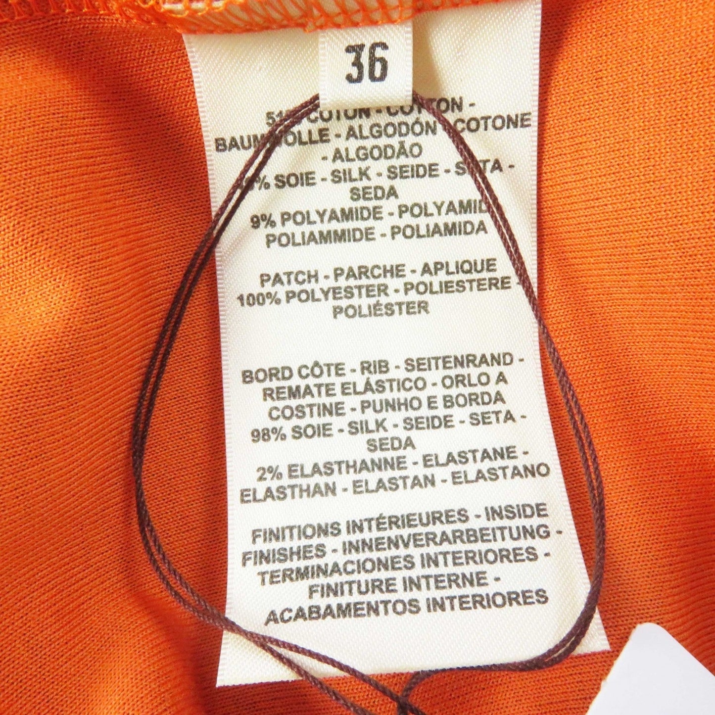 HERMES tops 3E4610DG cotton Camel 36