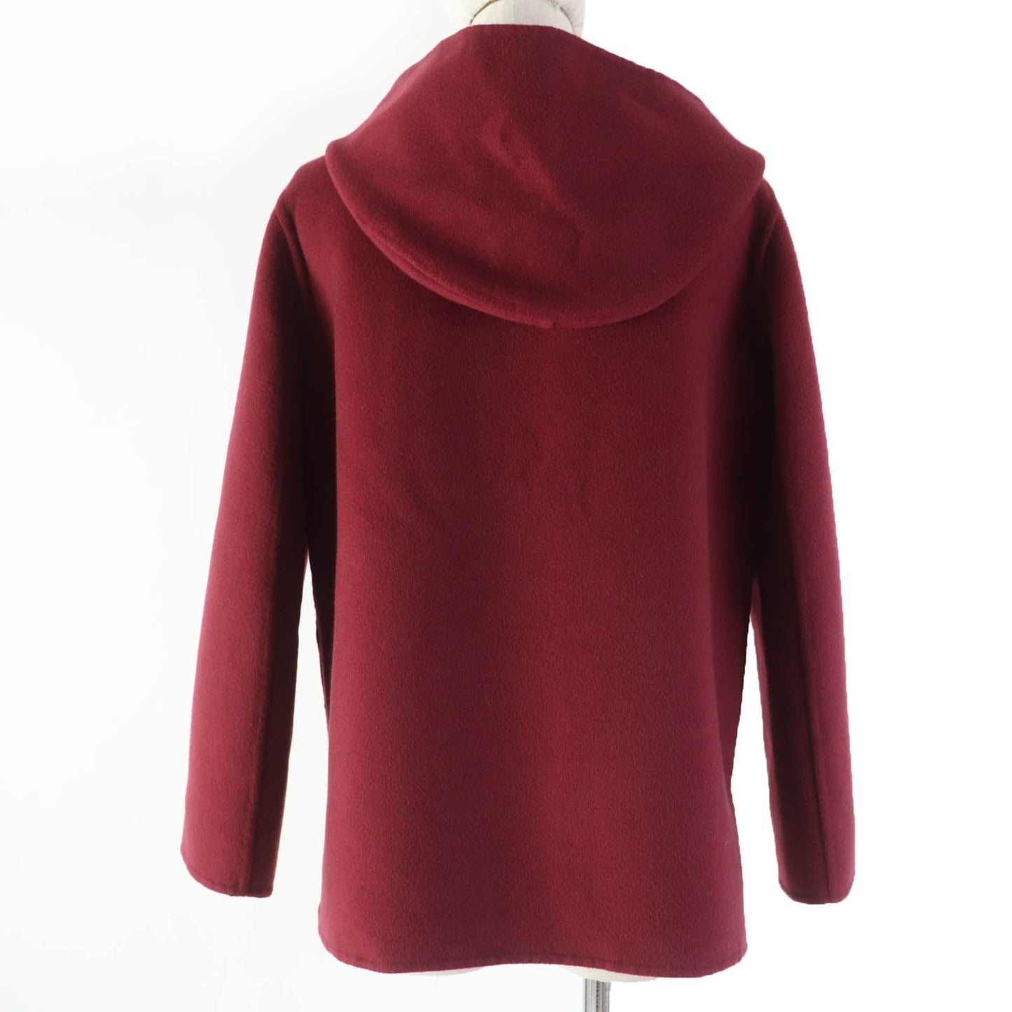 HERMES coat Main: 100% cashmere Bordeaux Women 34 Used