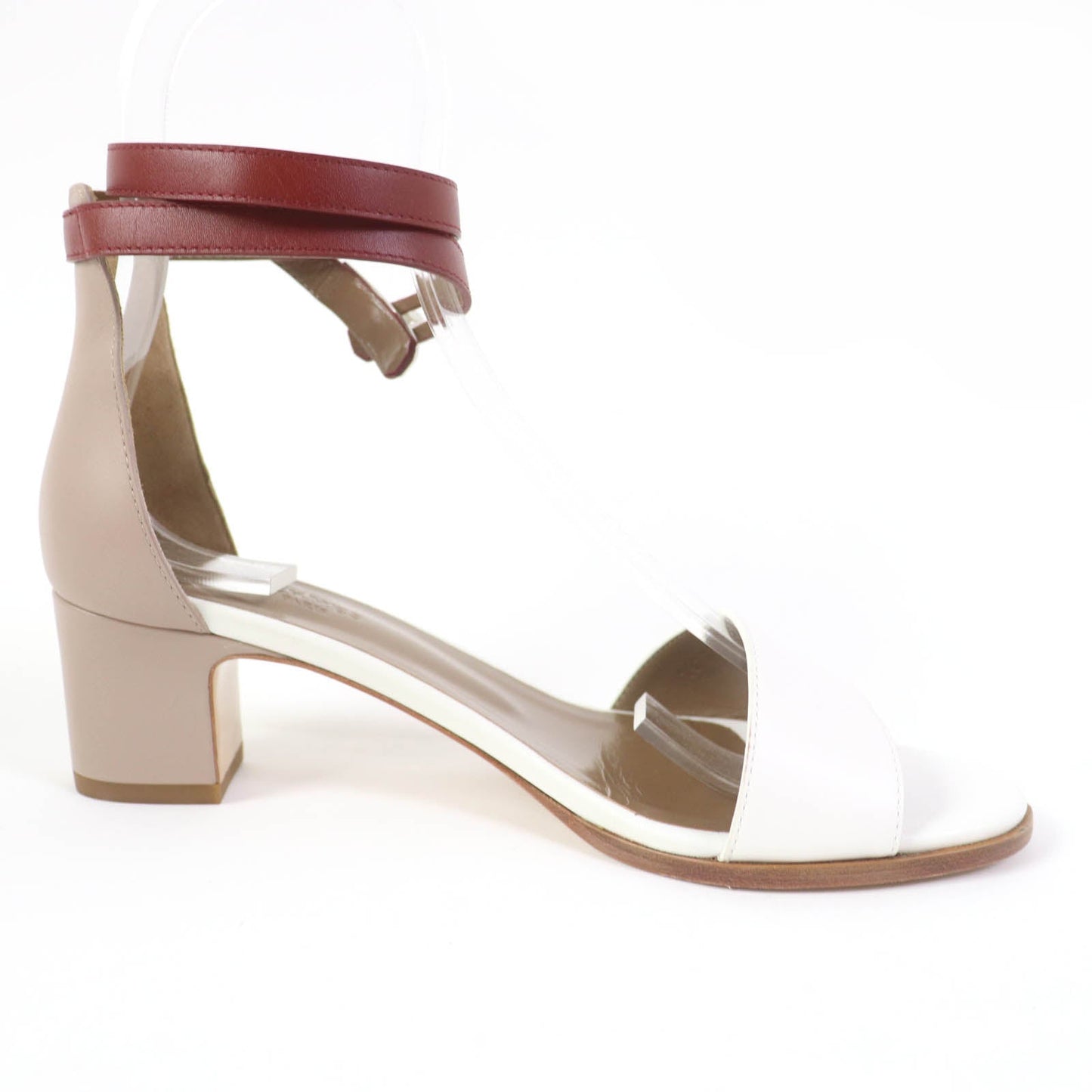 HERMES Sandals leather multicolor Money 36.5