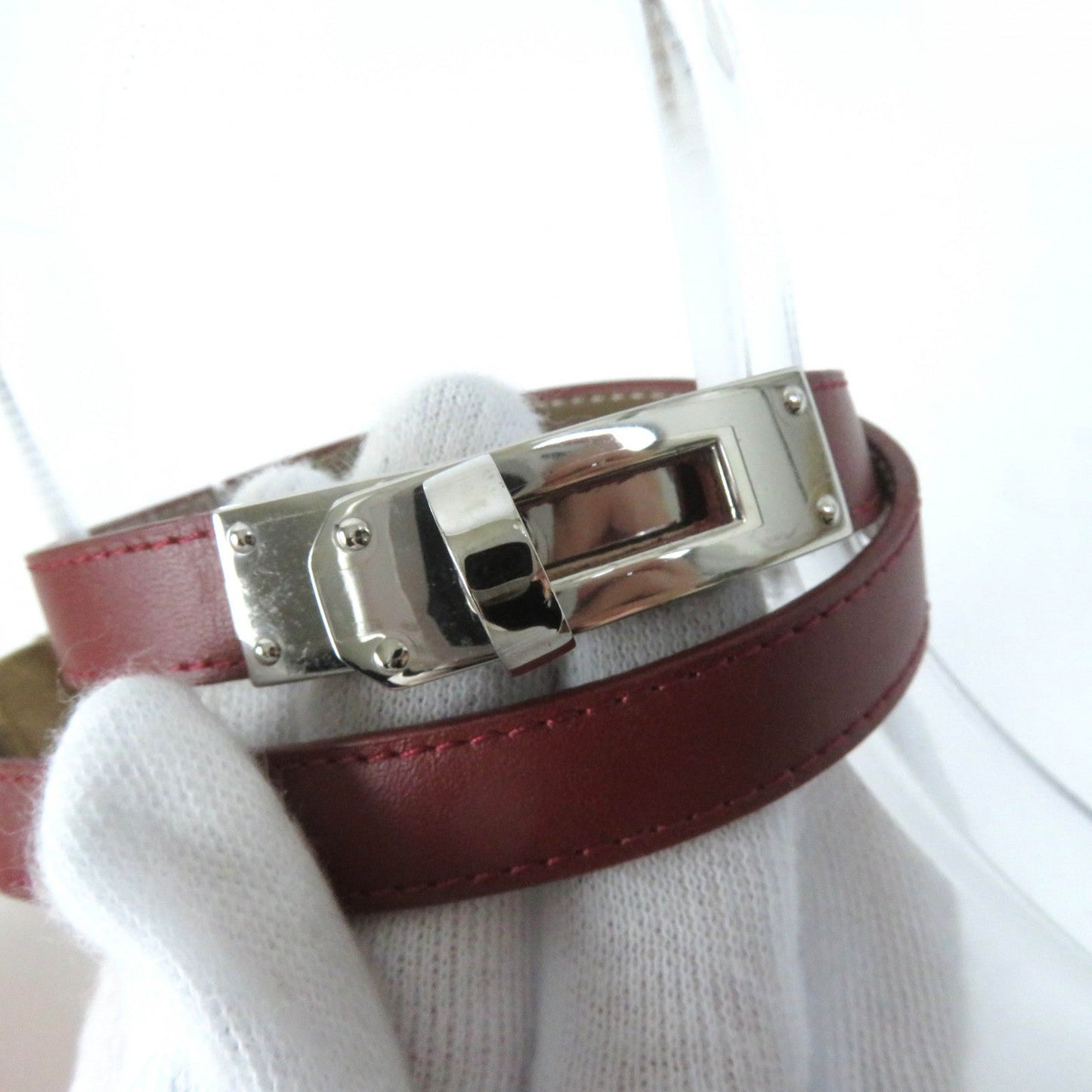 HERMES Sandals leather multicolor Money 36.5