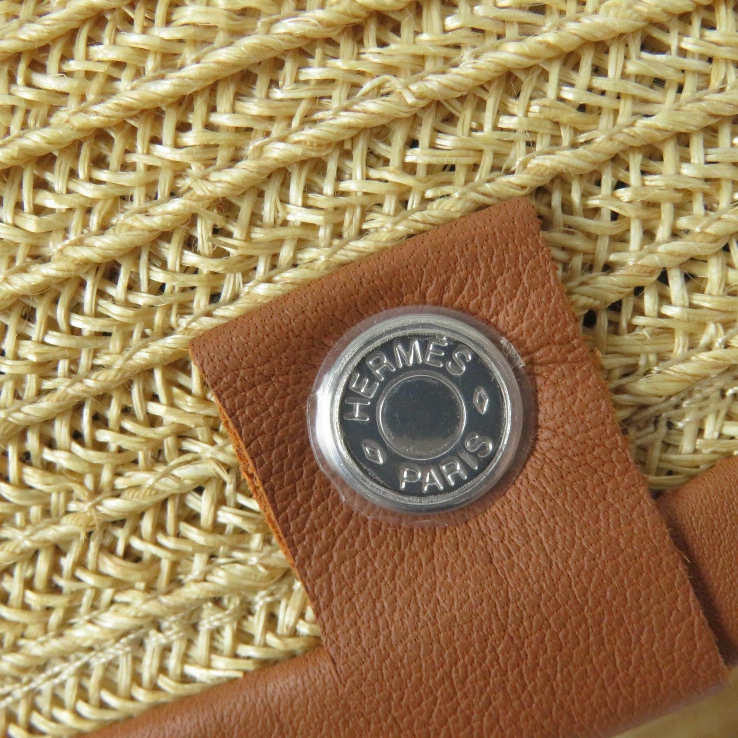 HERMES Casquette Hemp natural Garance