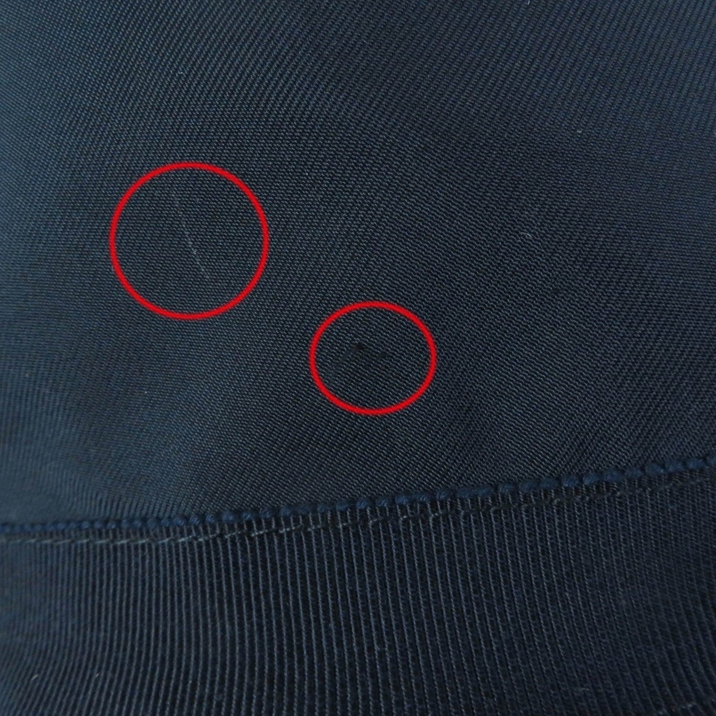 HERMES hat cotton Indigo