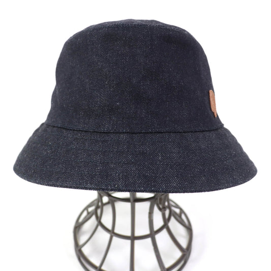 HERMES hat cotton Indigo