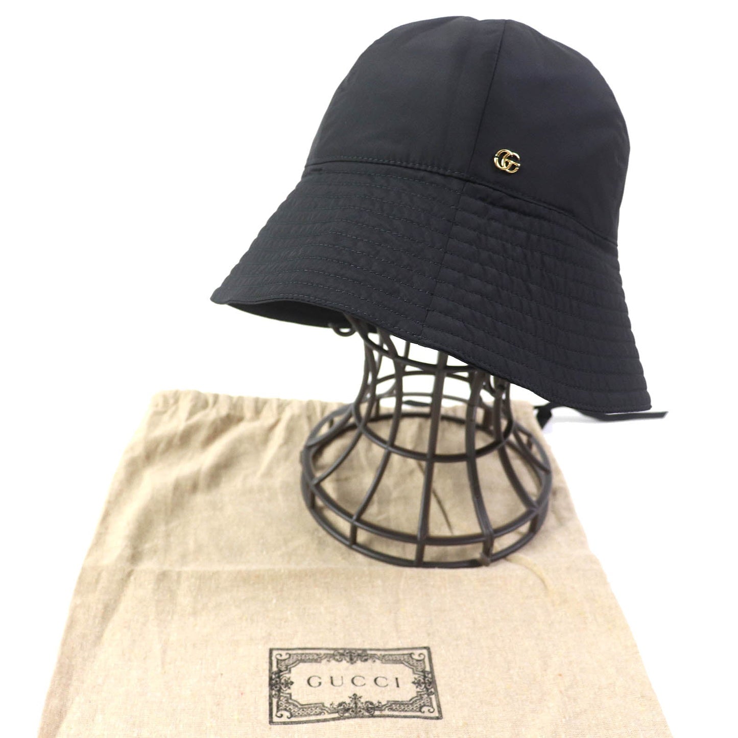 GUCCI hat 729470 polyester black