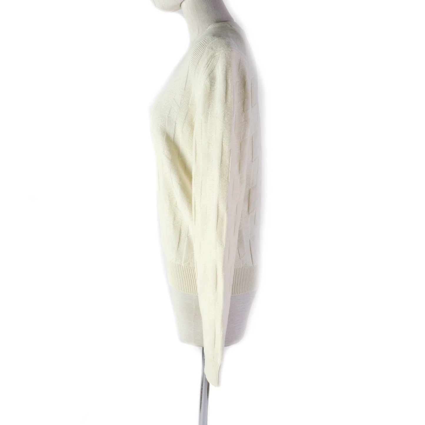 HERMES knit 3H2617D4 wool Ivory 38