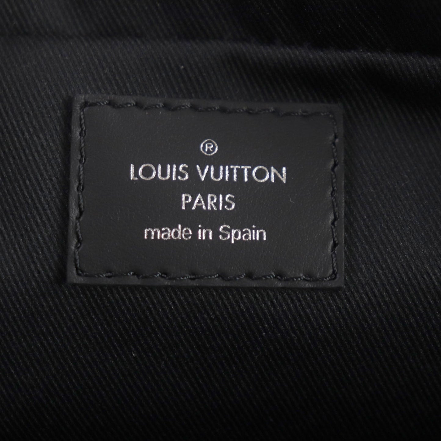 LOUIS VUITTON Briefcase M46457 Monogram Eclipse canvas Black Gray Monogram Eclipse Porte Documan Voyagej