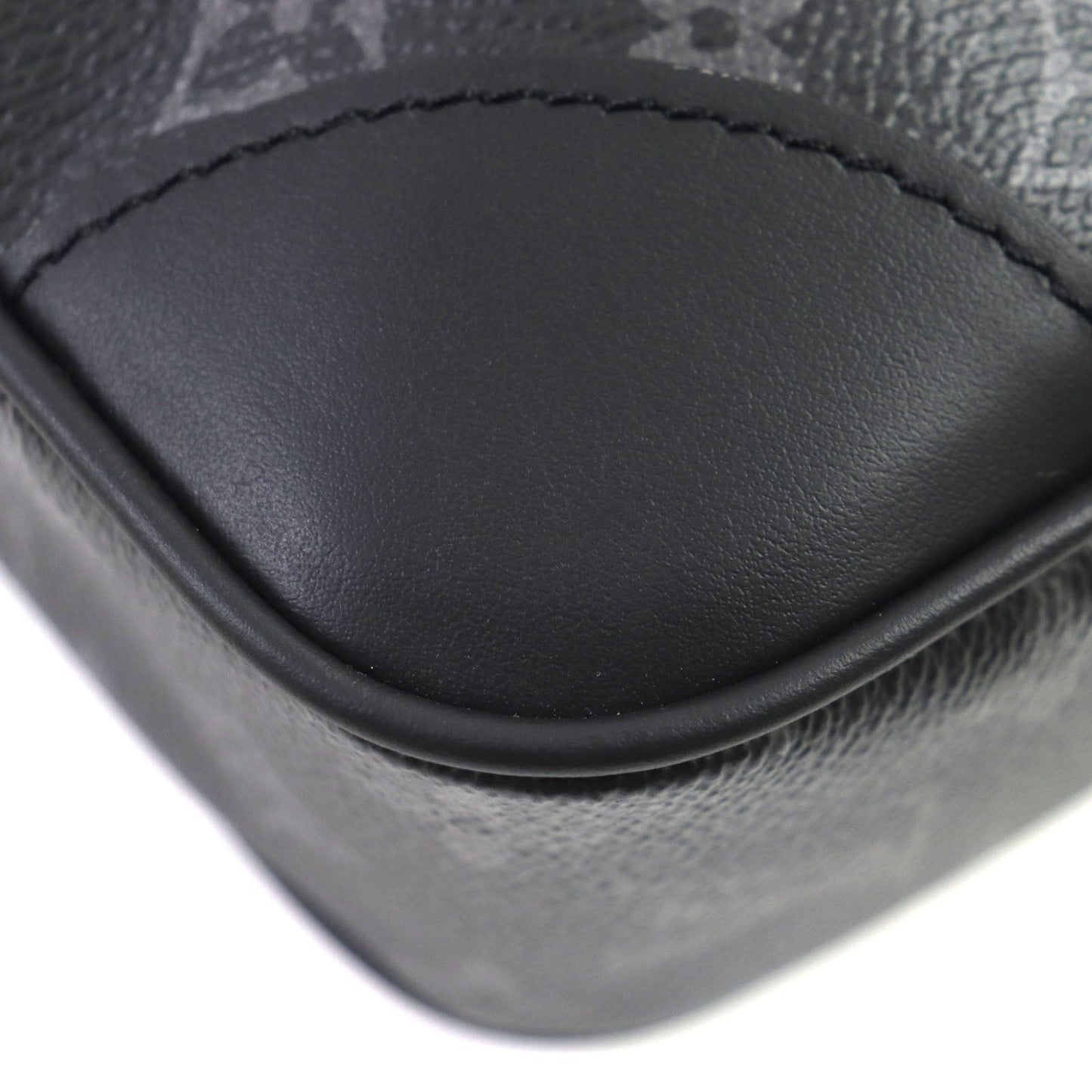 LOUIS VUITTON Briefcase M46457 Monogram Eclipse canvas Black Gray Monogram Eclipse Porte Documan Voyagej