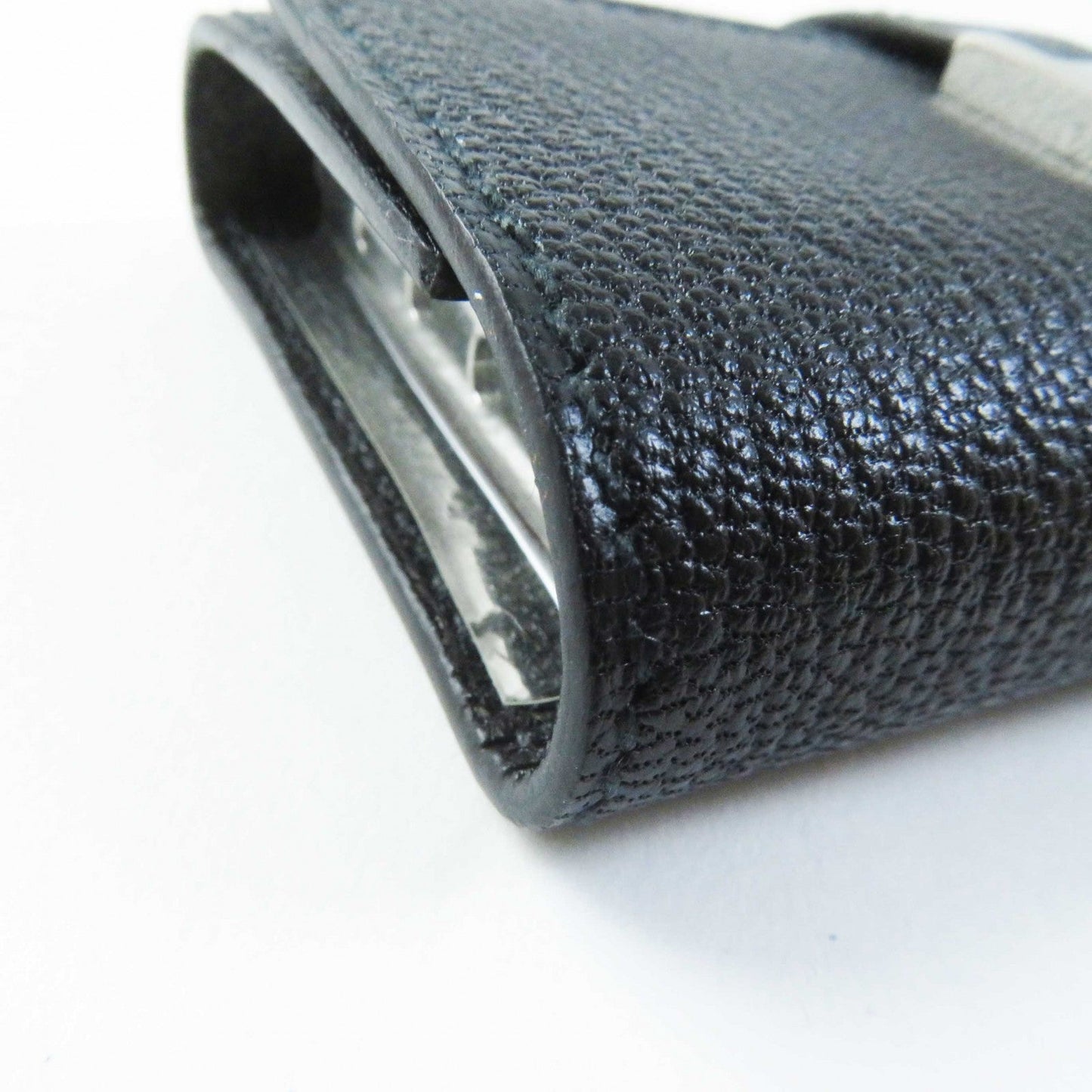 HERMES Key case Key holder  Shave black Bean