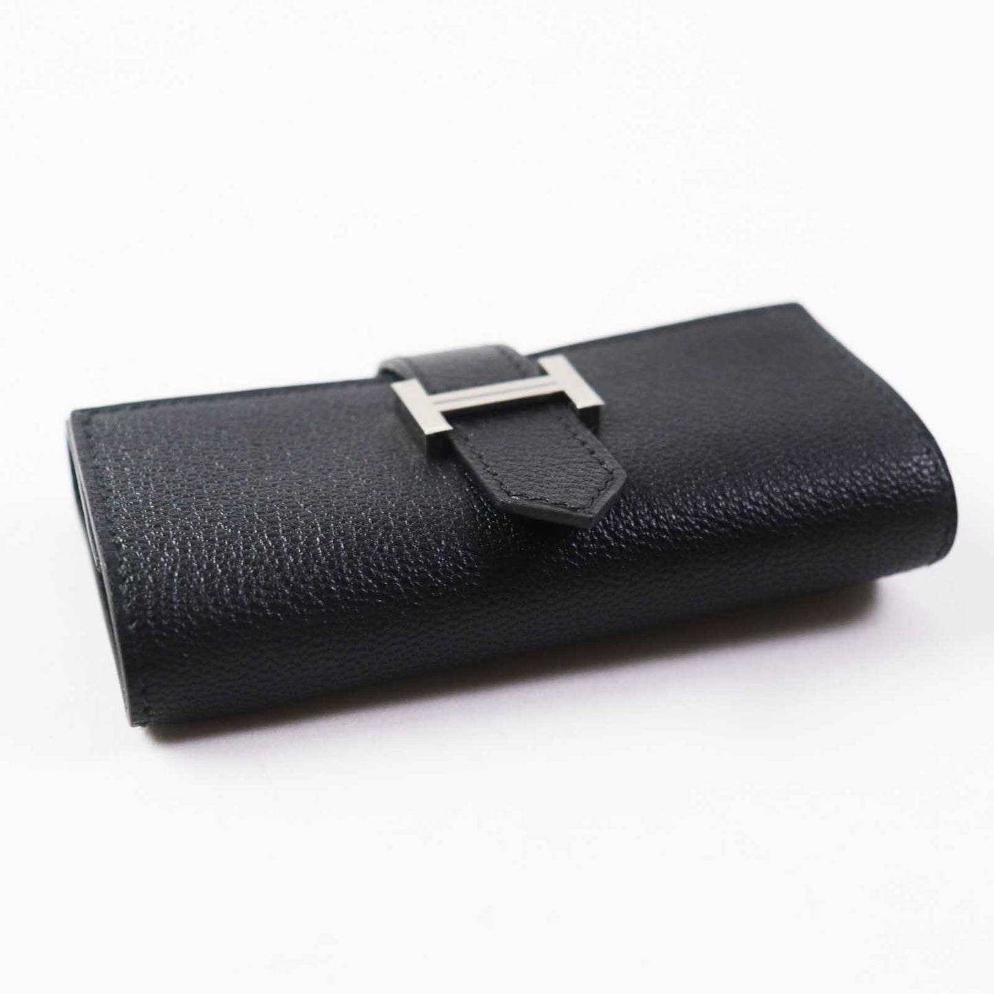 HERMES Key case Key holder  Shave black Bean