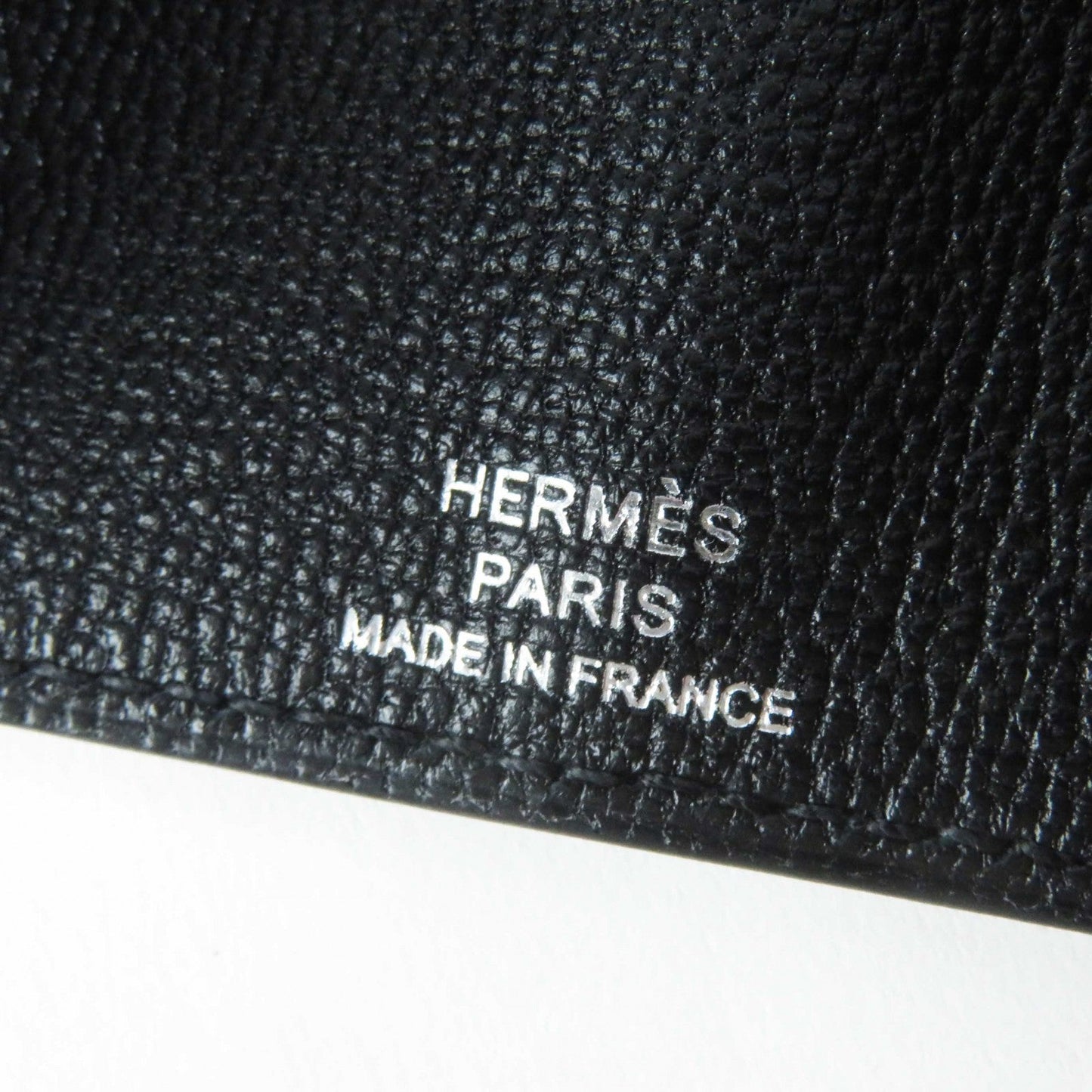 HERMES Key case Key holder  Shave black Bean