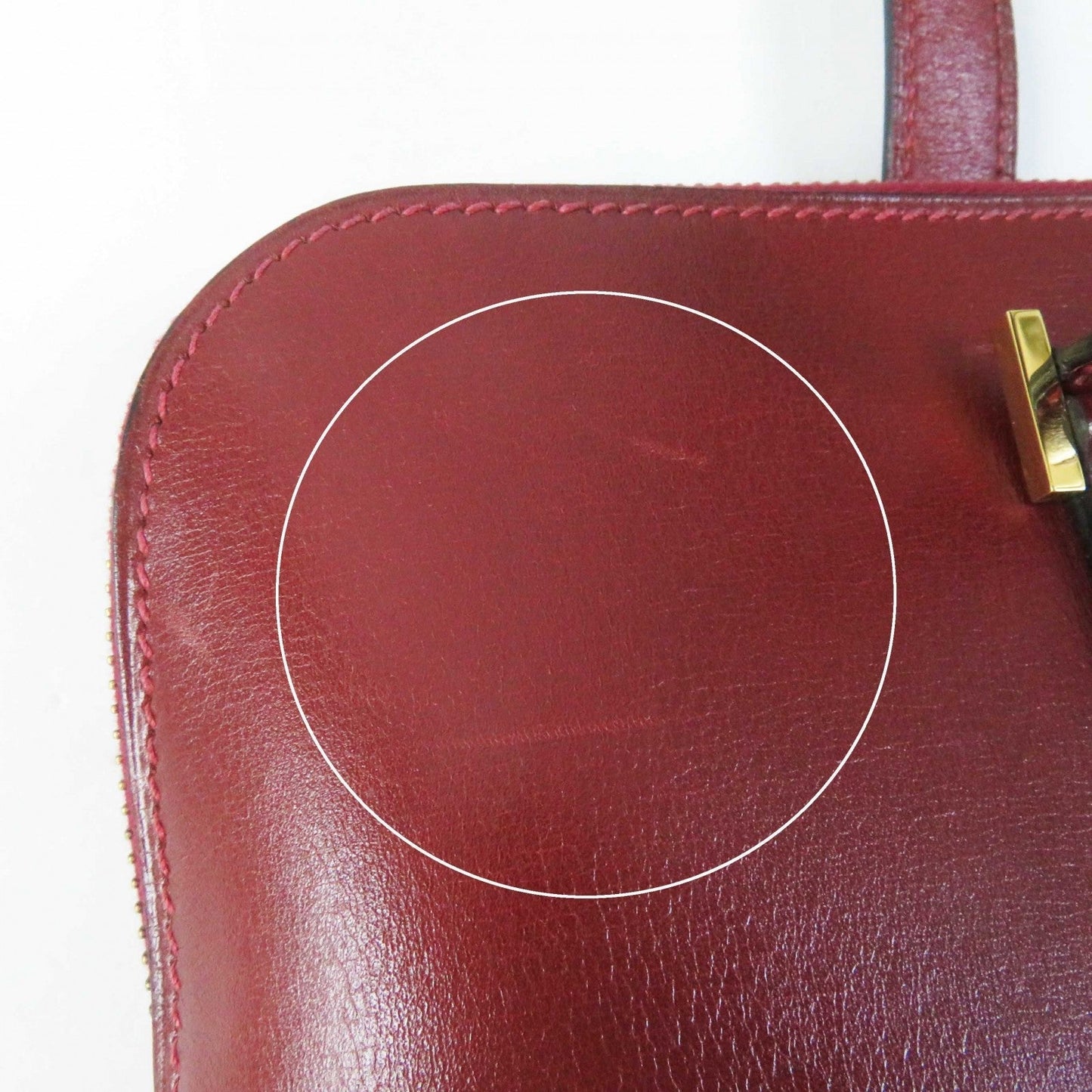 HERMES Tote Bag Box scarf Rouge ash Escapada