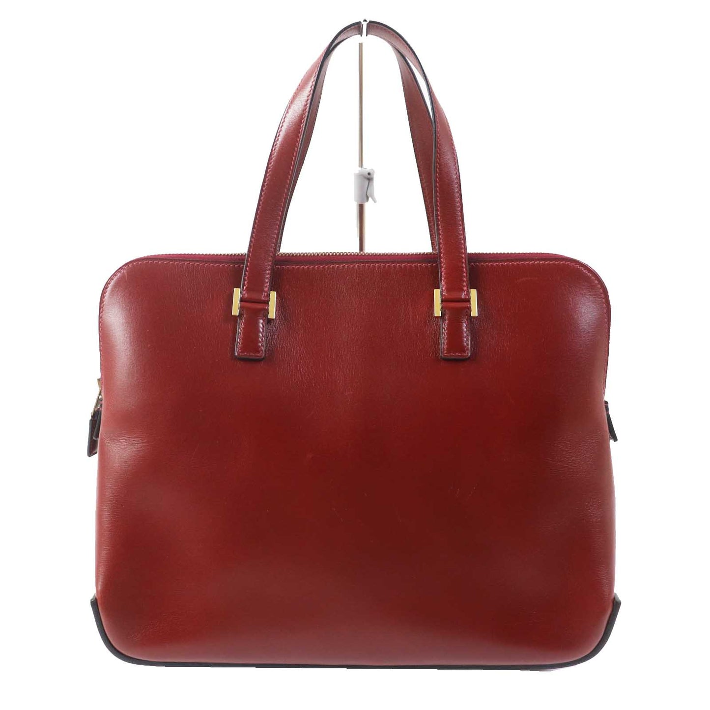HERMES Tote Bag Box scarf Rouge ash Escapada
