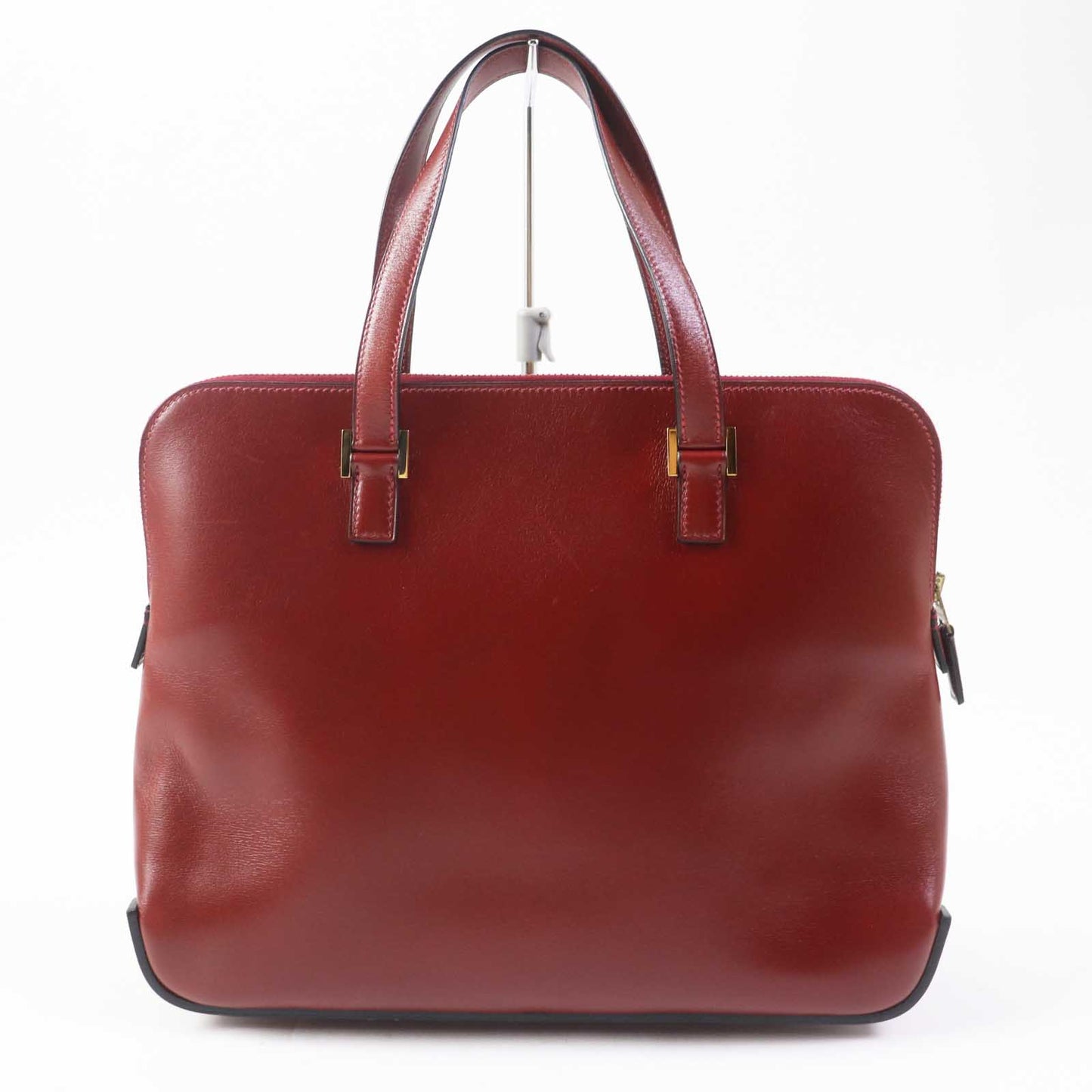 HERMES Tote Bag Box scarf Rouge ash Escapada