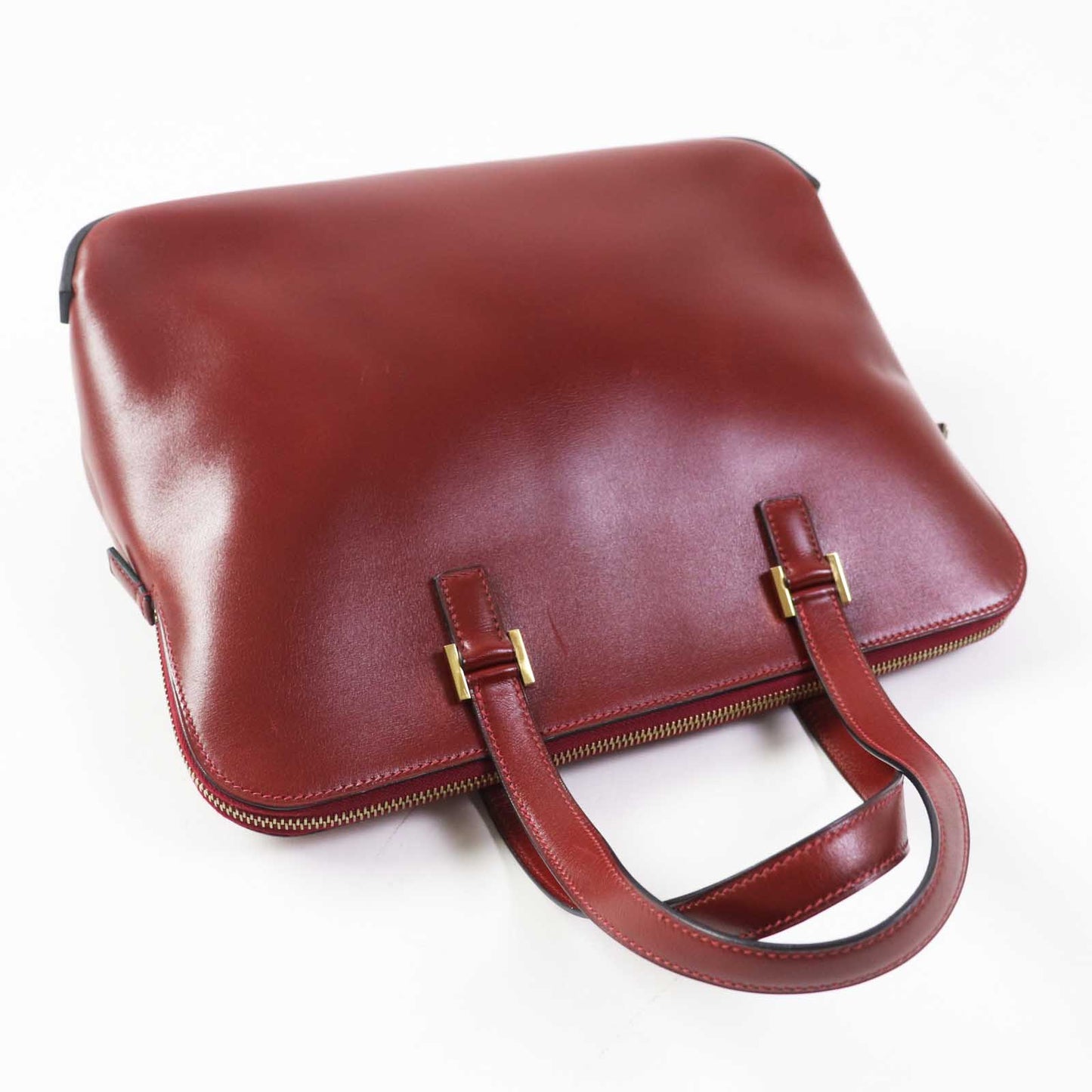 HERMES Tote Bag Box scarf Rouge ash Escapada