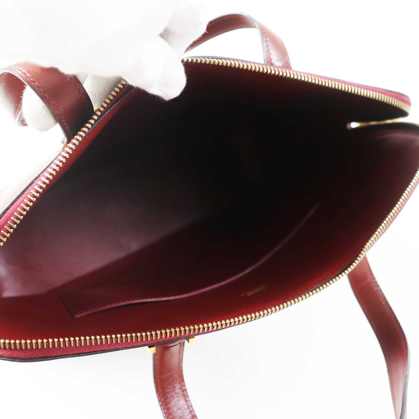 HERMES Tote Bag Box scarf Rouge ash Escapada