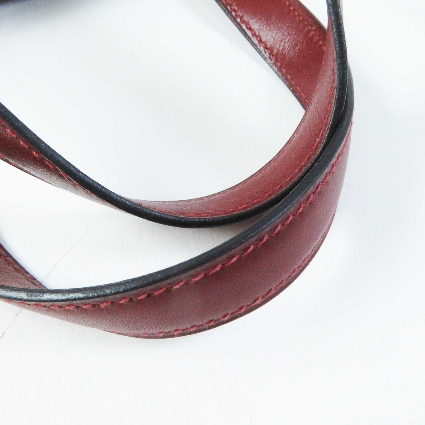 HERMES Tote Bag Box scarf Rouge ash Escapada