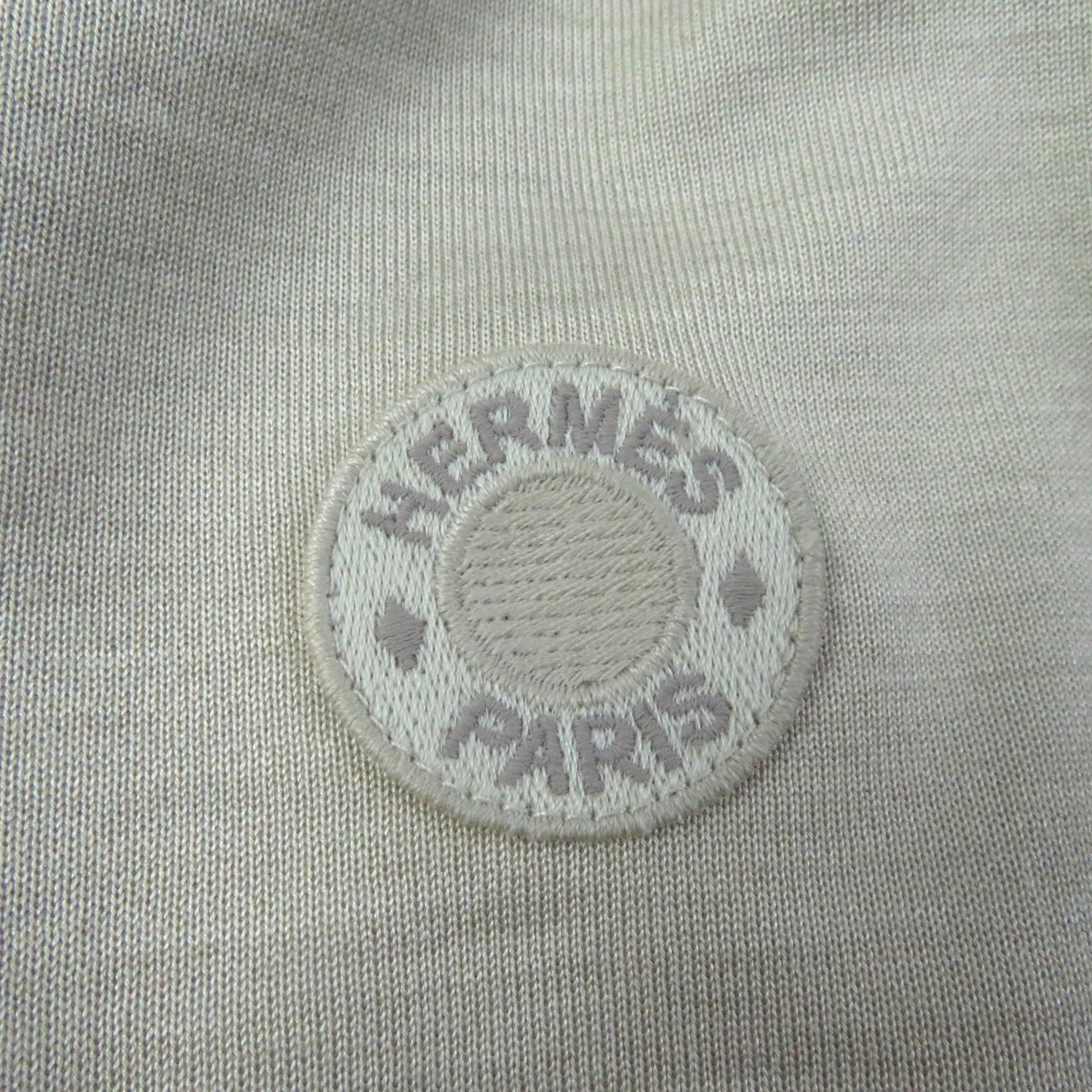 HERMES Pants 4E4415DI cotton beige Flowy 36