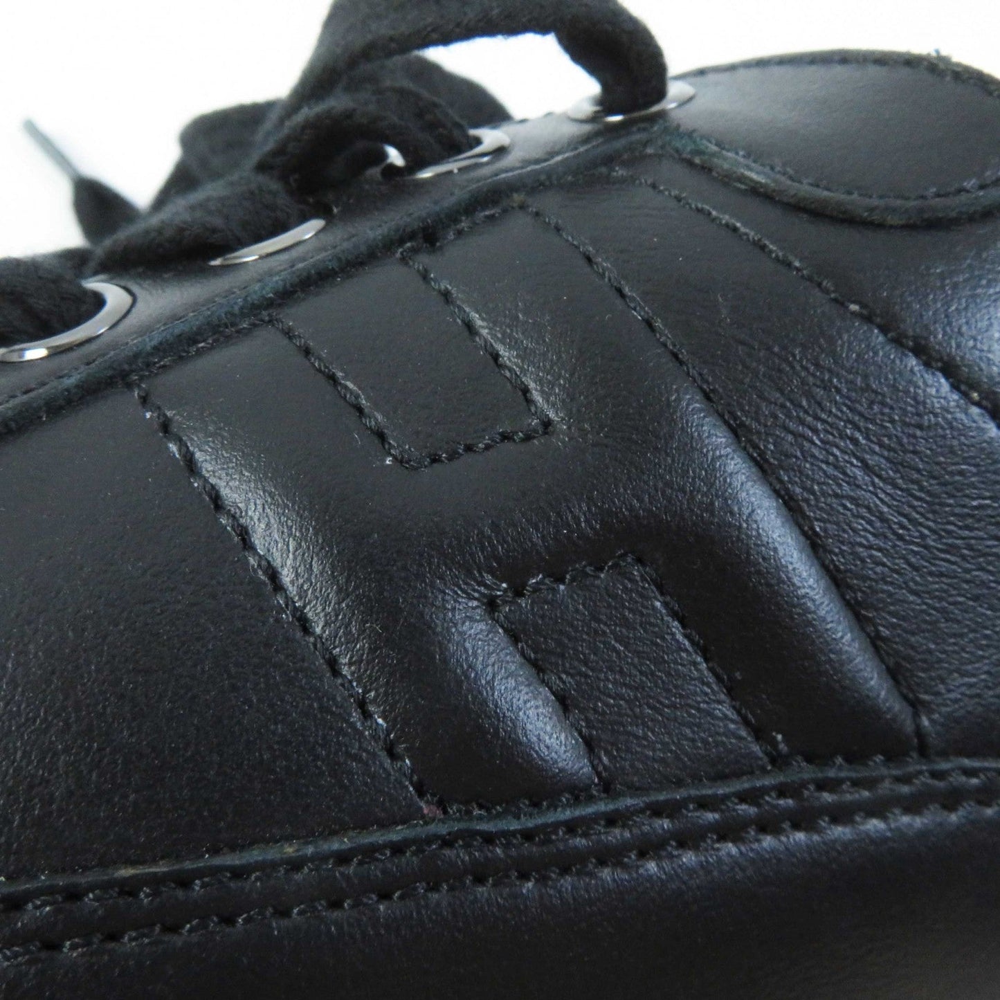 HERMES sneakers Main: Leather black Trail Women 37.5 Used
