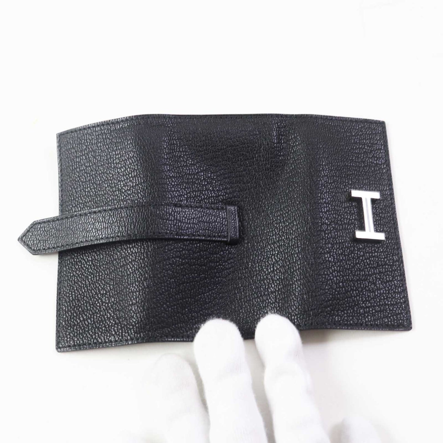 HERMES Key case Key holder  Shave black Bean