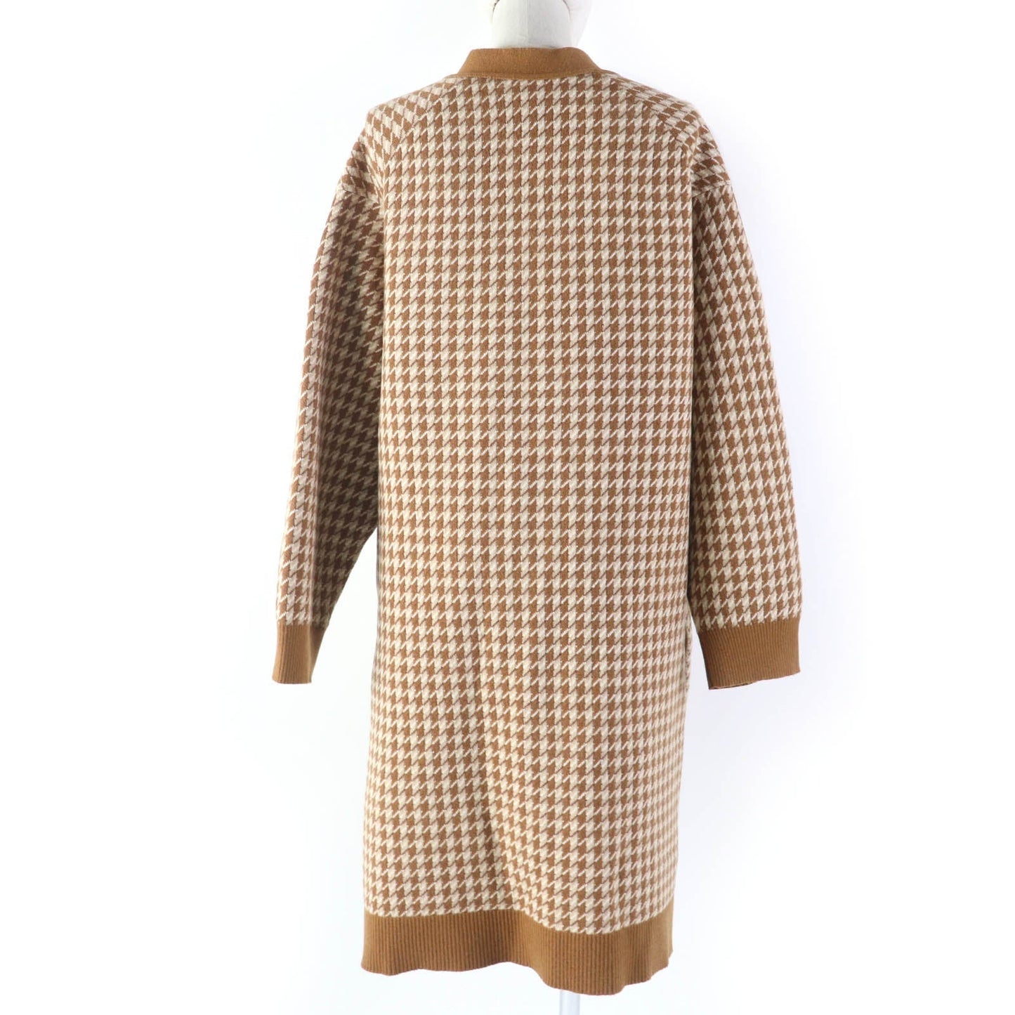 HERMES cardigan cashmere Brown type 38