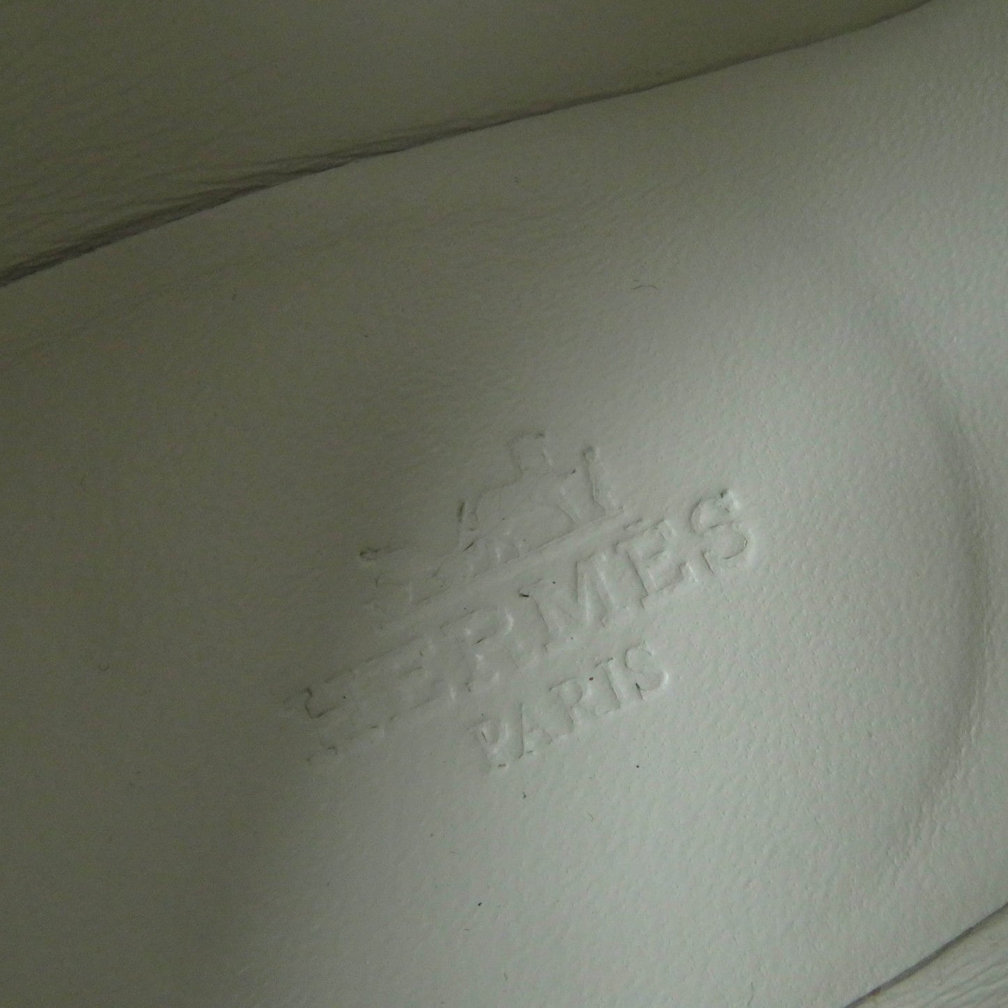 HERMES Slip-on H241071Z leather Blanc de Paris Prunoir moccasins paris 37
