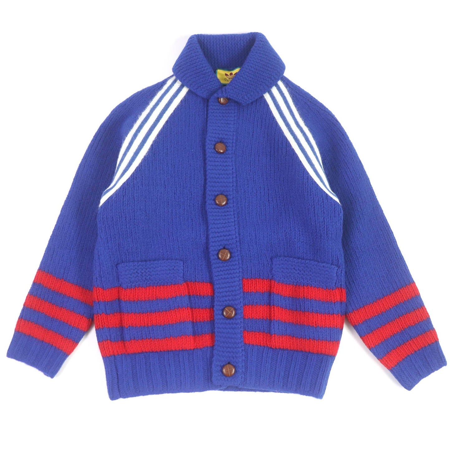 GUCCI cardigan 713184 wool blue XS