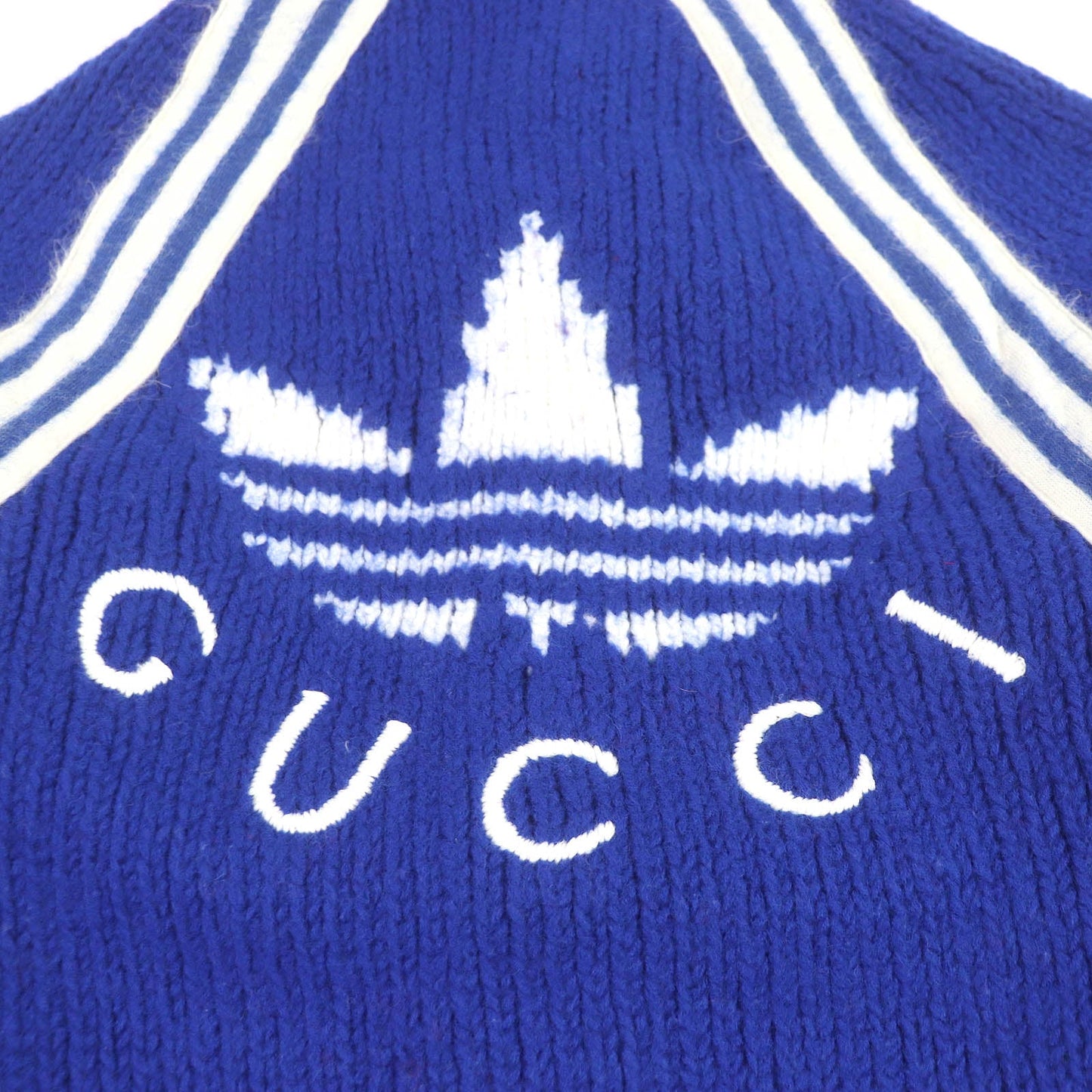 GUCCI cardigan 713184 wool blue XS