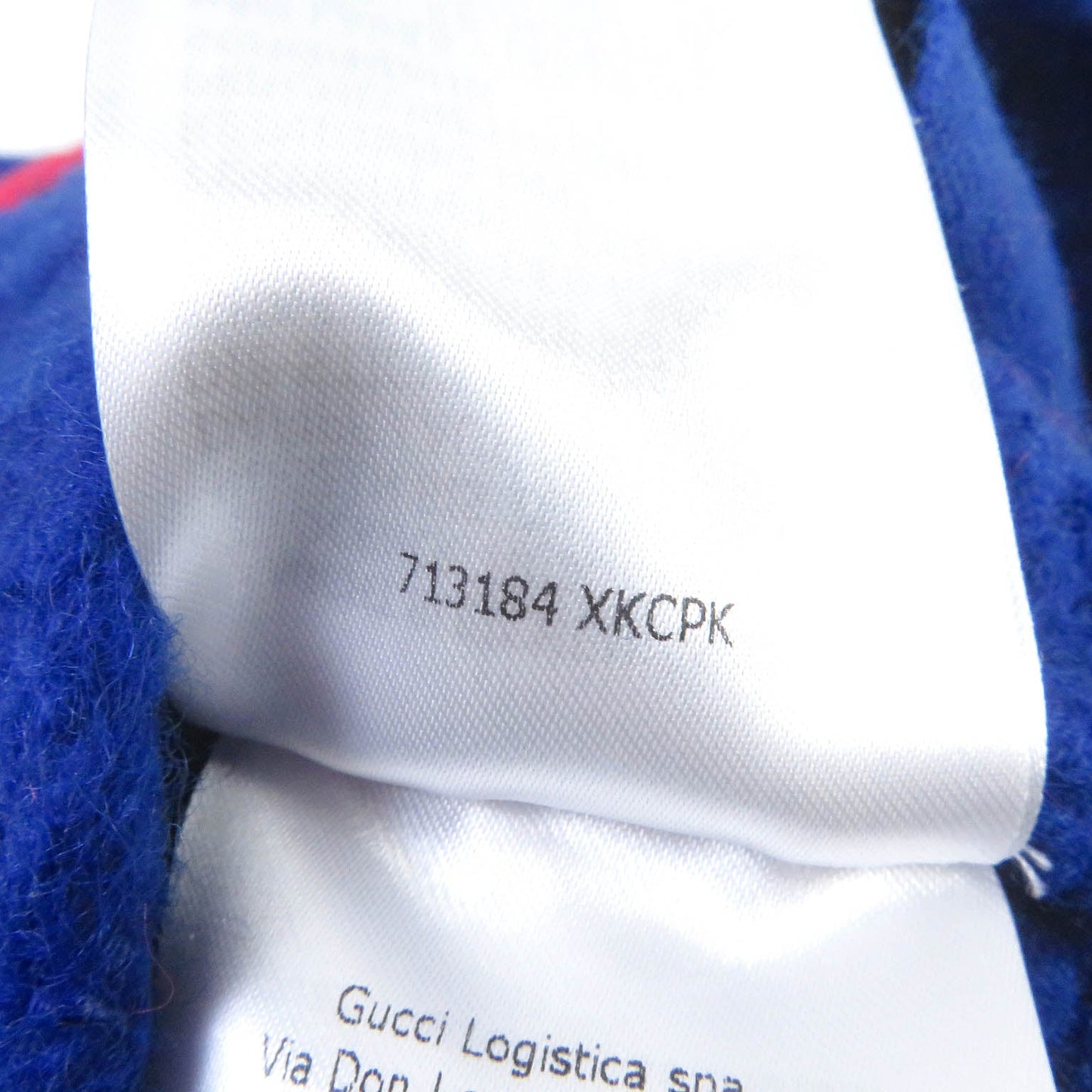 GUCCI cardigan 713184 wool blue XS