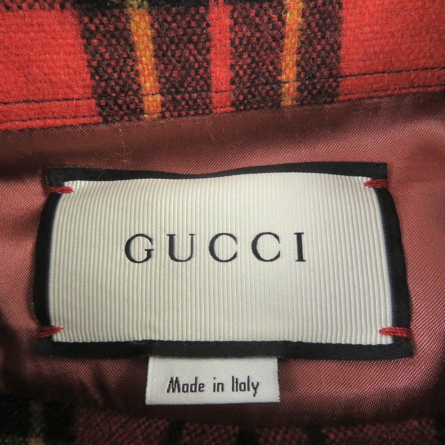 GUCCI Long sleeve shirt 538963 wool Orange 46