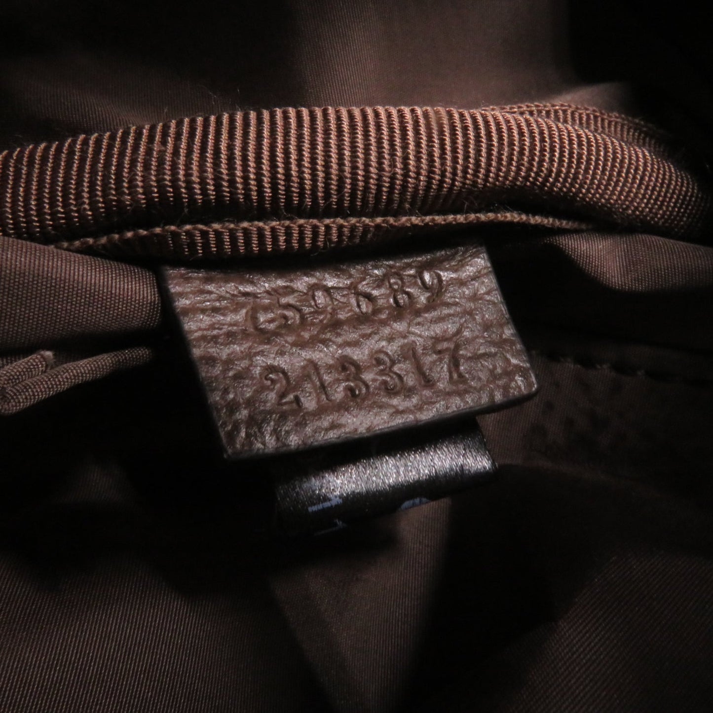 GUCCI Pouch 759689 GG Supreme Beige/Ebony Cosmetic case with Web stripes