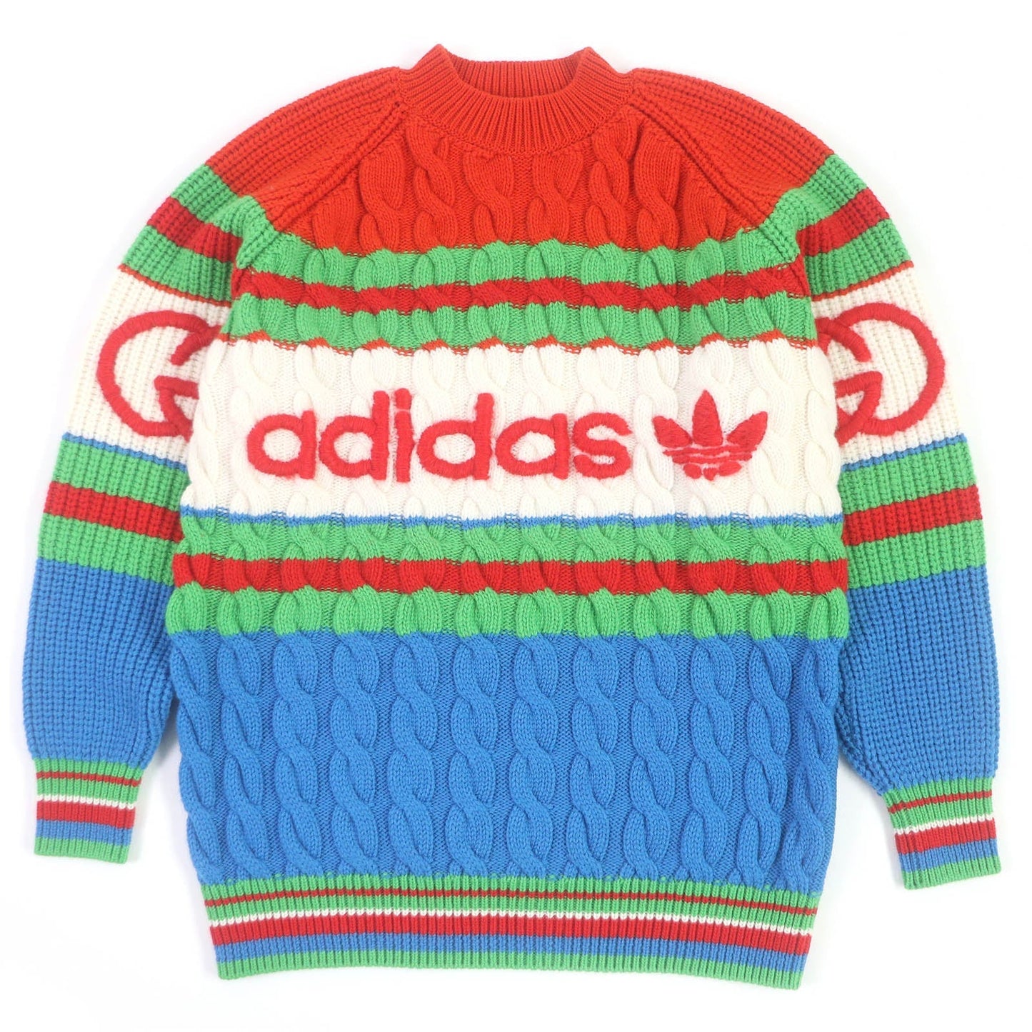 GUCCI sweater 717722 wool multicolor XS