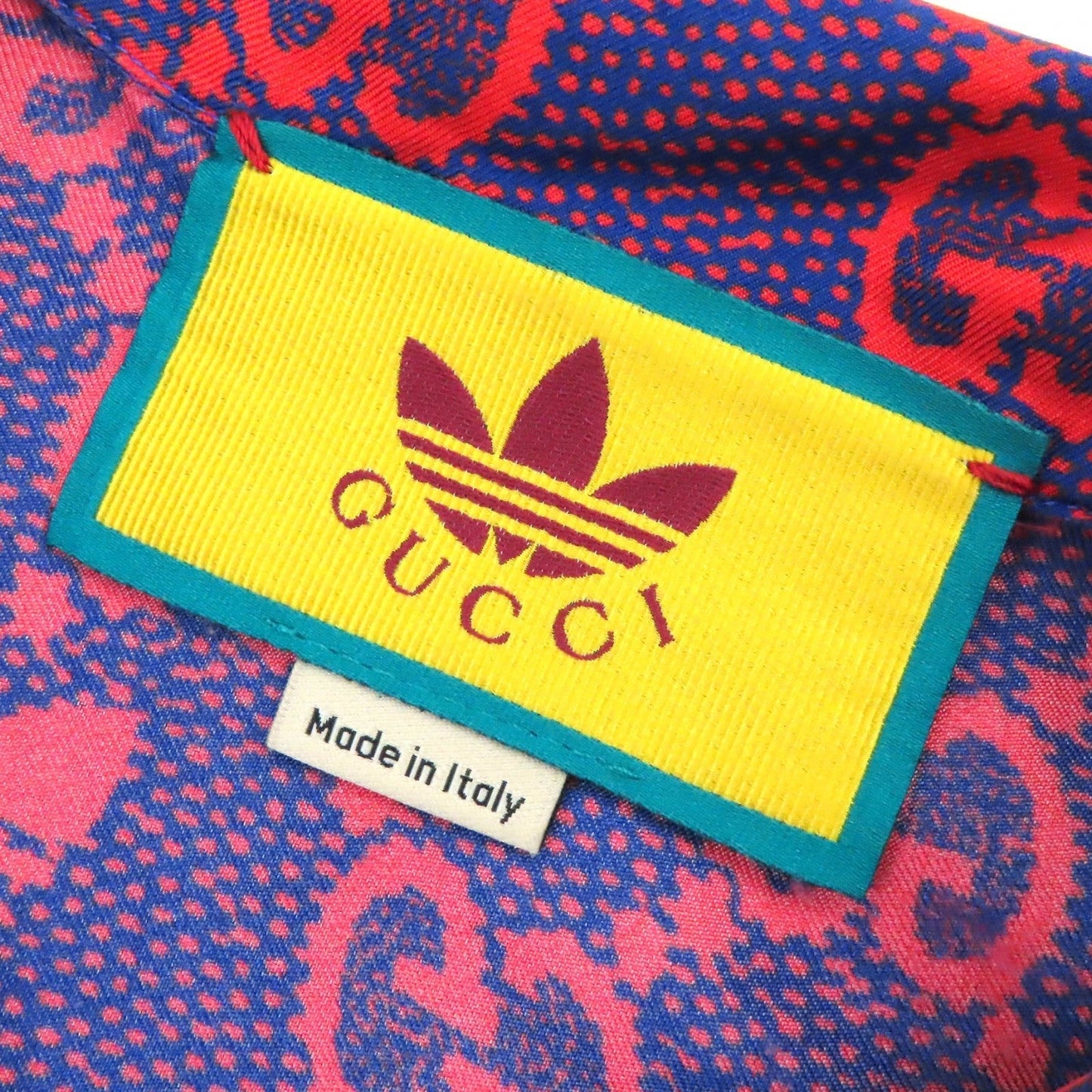 GUCCI Short sleeve shirt 691522 silk Red purple 46