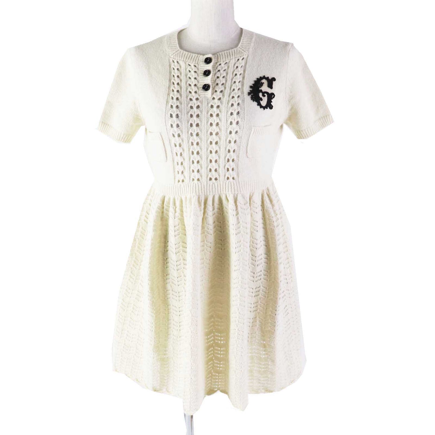 GUCCI one piece 642084 wool Ivory S
