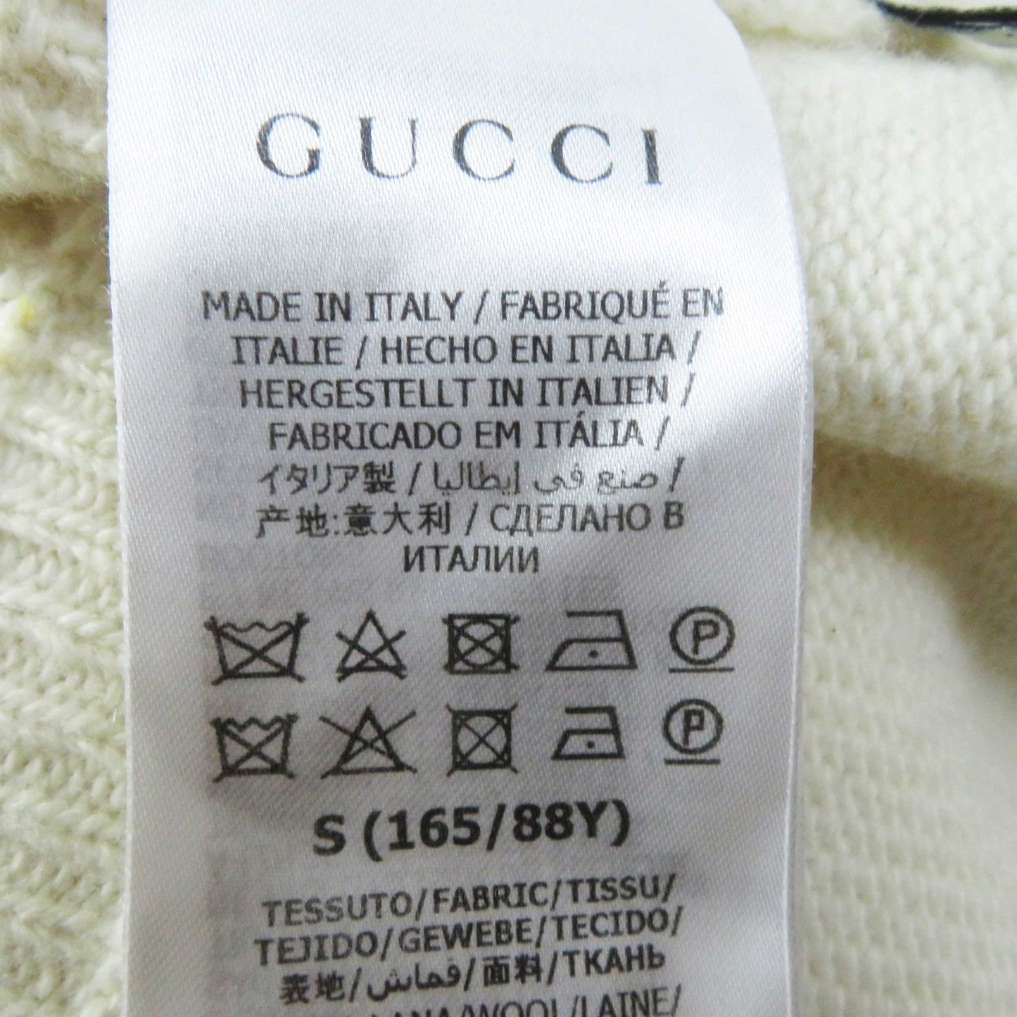 GUCCI one piece 642084 wool Ivory S