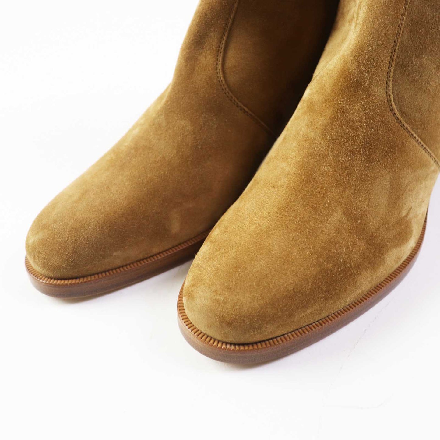 HERMES short boots Provence Brown beige French 50 38