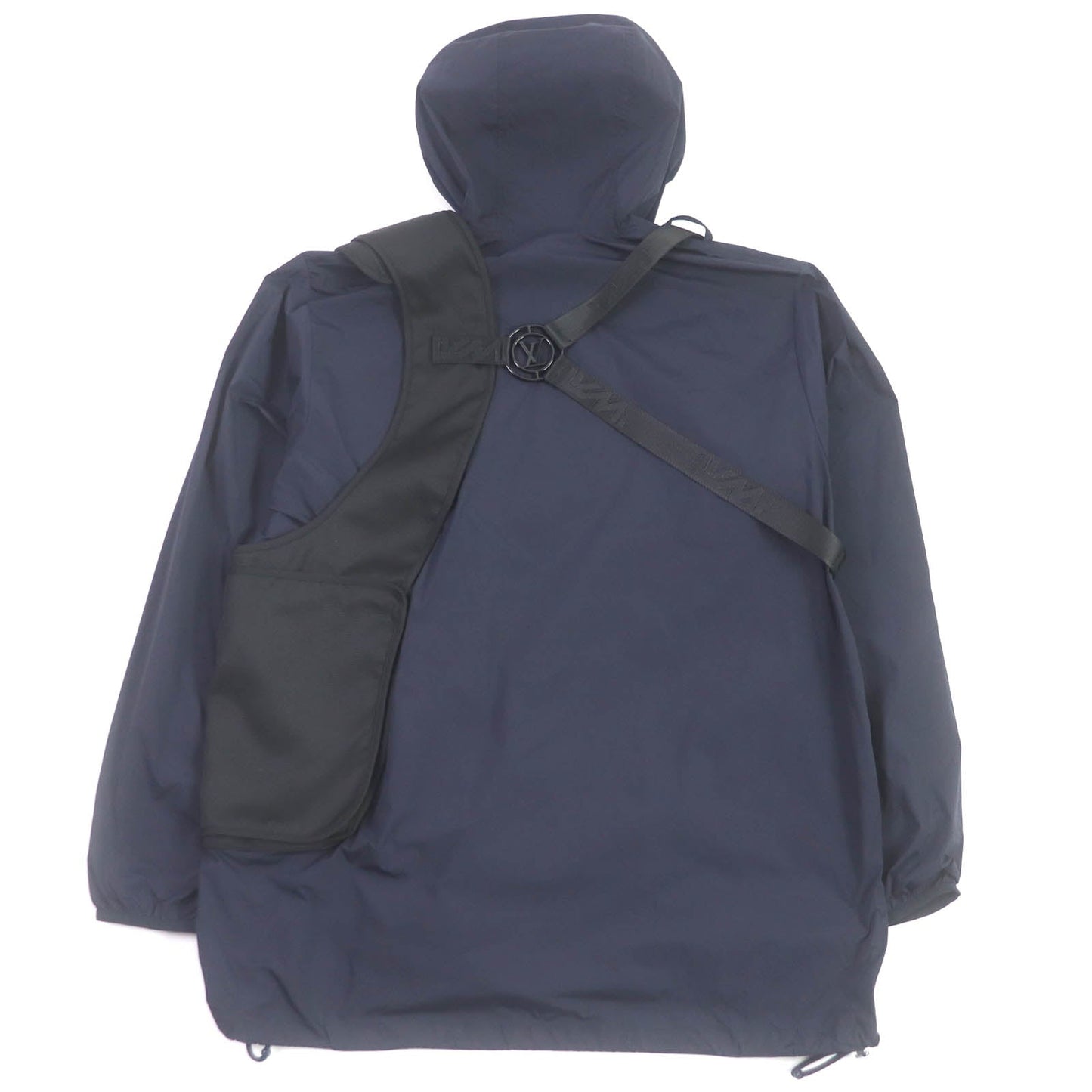LOUIS VUITTON Blouson Main: 95% nylon, Main: 5% polyurethane, Part: 100% nylon Navy mens 50 Used