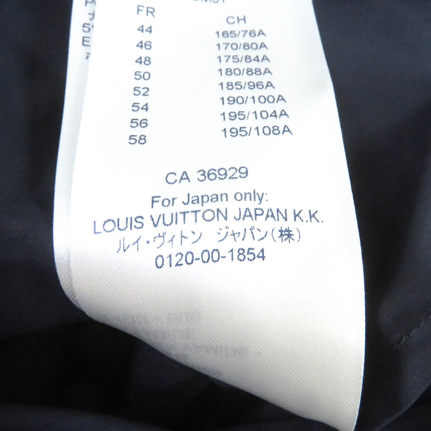 LOUIS VUITTON Blouson Main: 95% nylon, Main: 5% polyurethane, Part: 100% nylon Navy mens 50 Used
