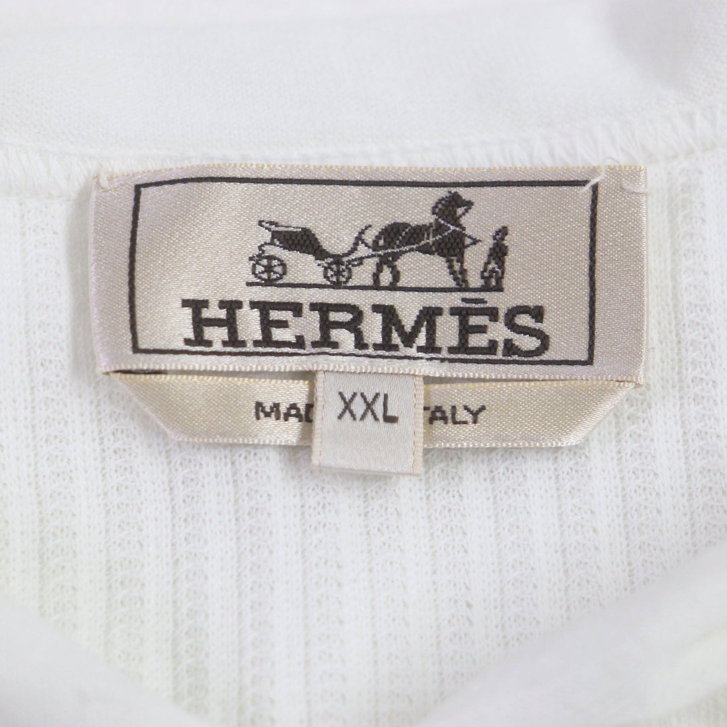 HERMES Hoodie cotton White mulch XXL