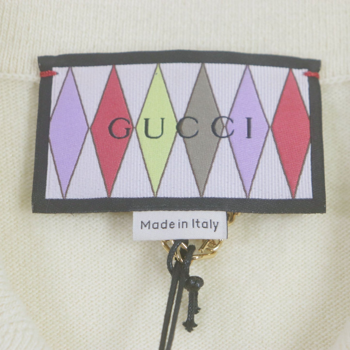 GUCCI cardigan 706917 wool Yellow beige Gucci Lovelight M