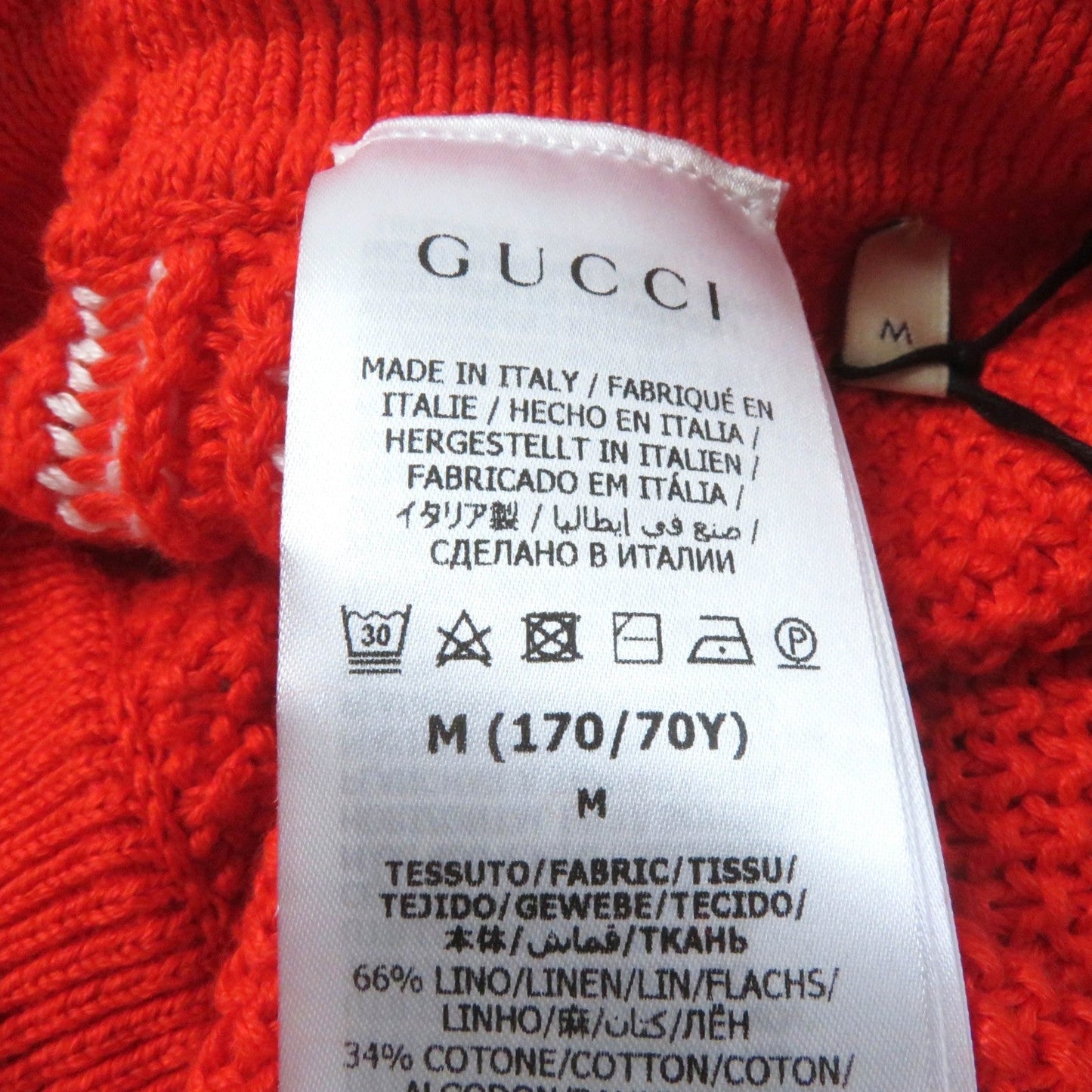 GUCCI Shorts 693835 linen Orange M