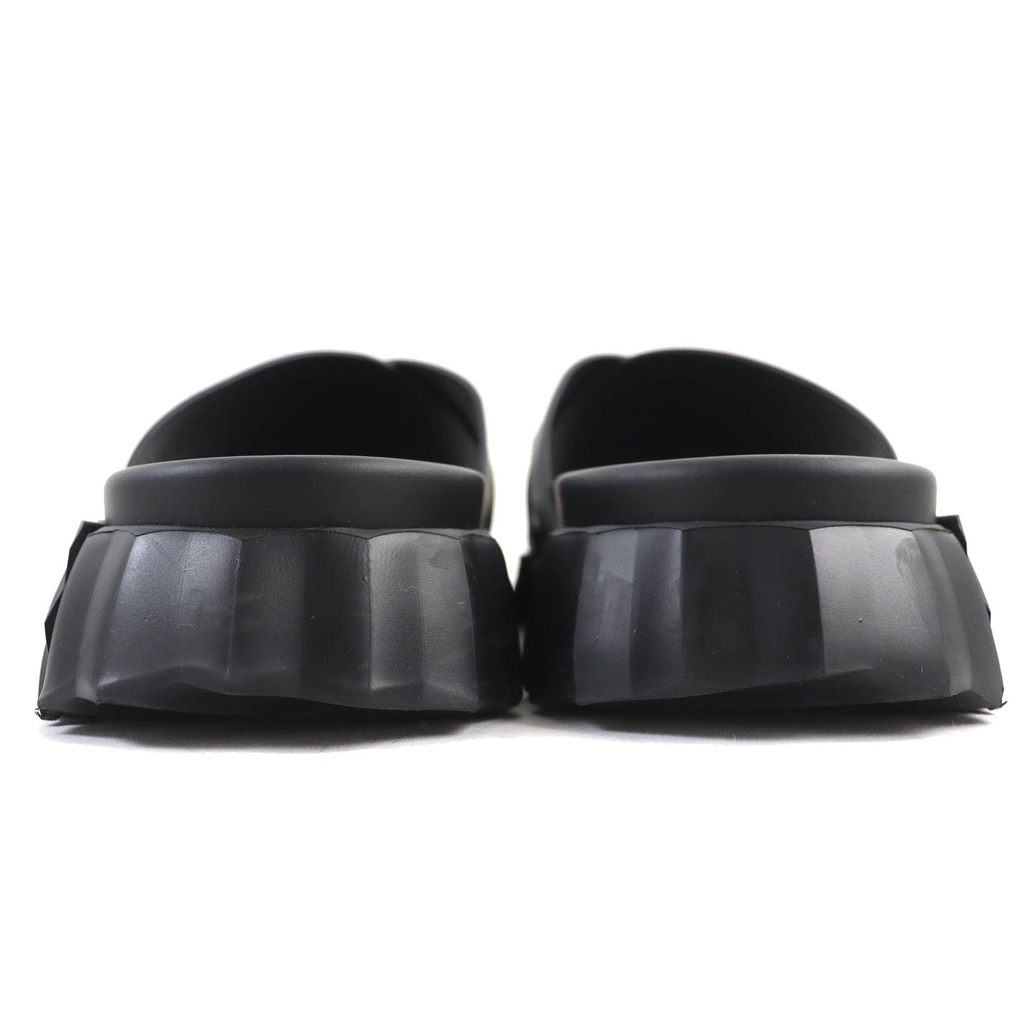 HERMES Sandals Rubber black infrastructure 43