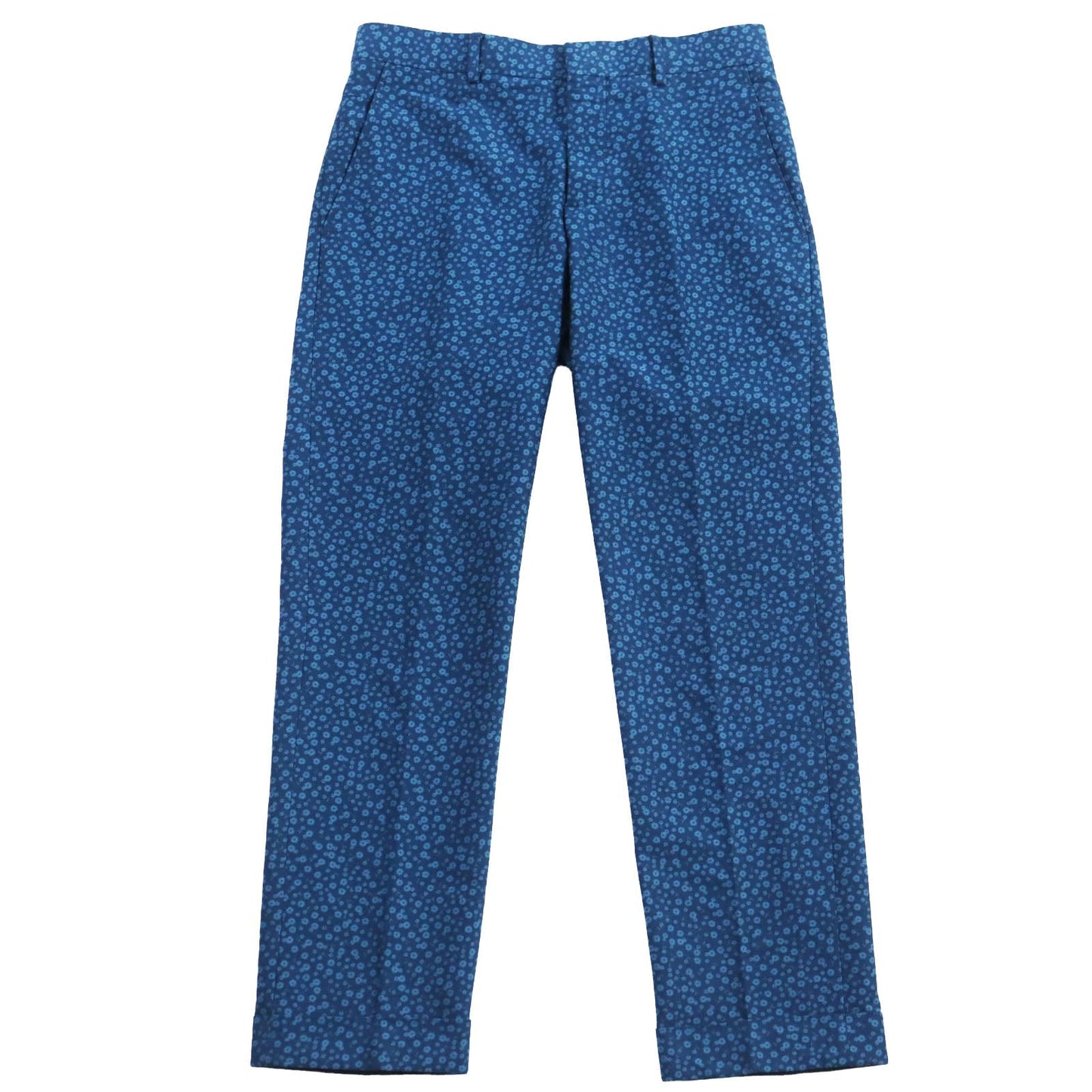 HERMES slacks cotton blue 38