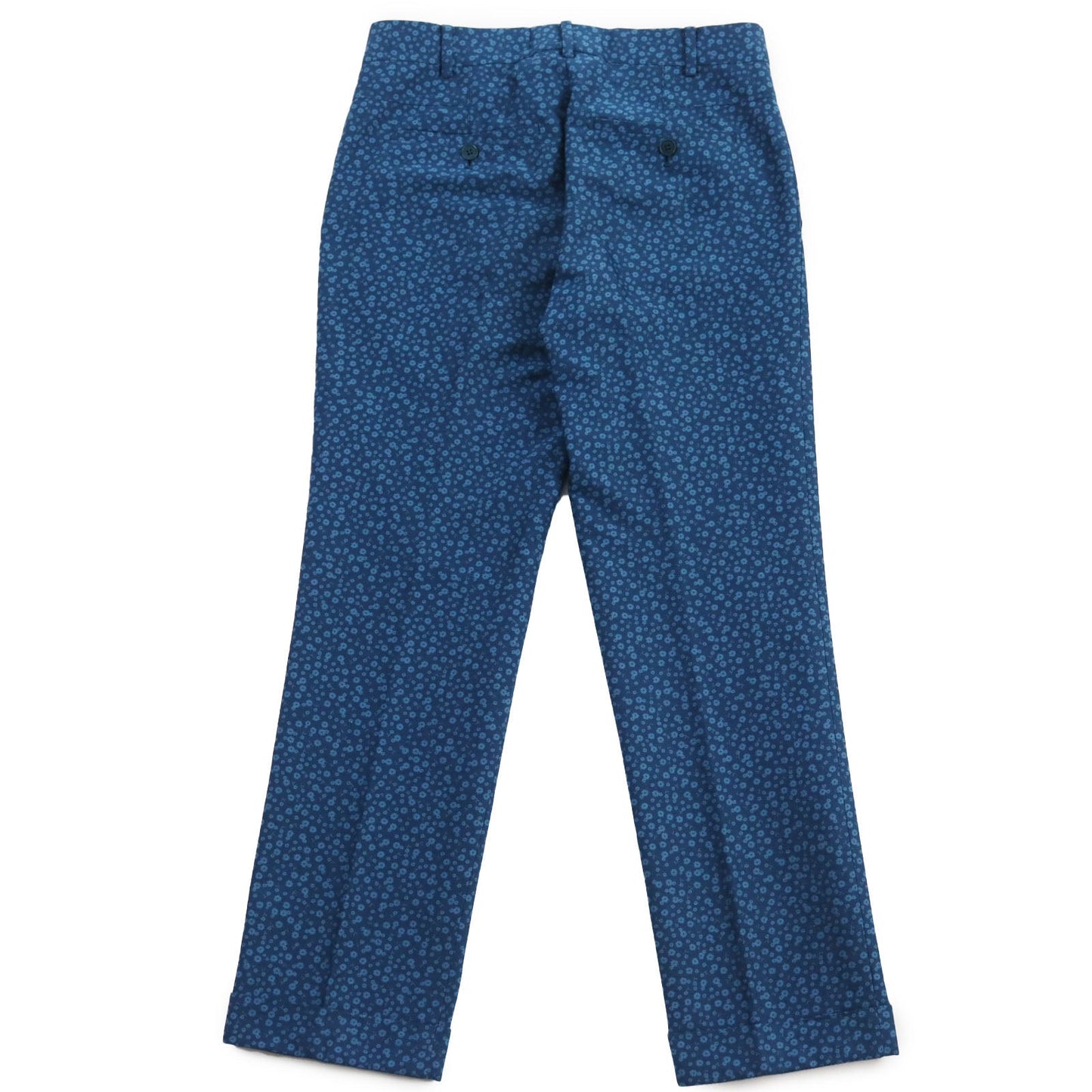 HERMES slacks cotton blue 38