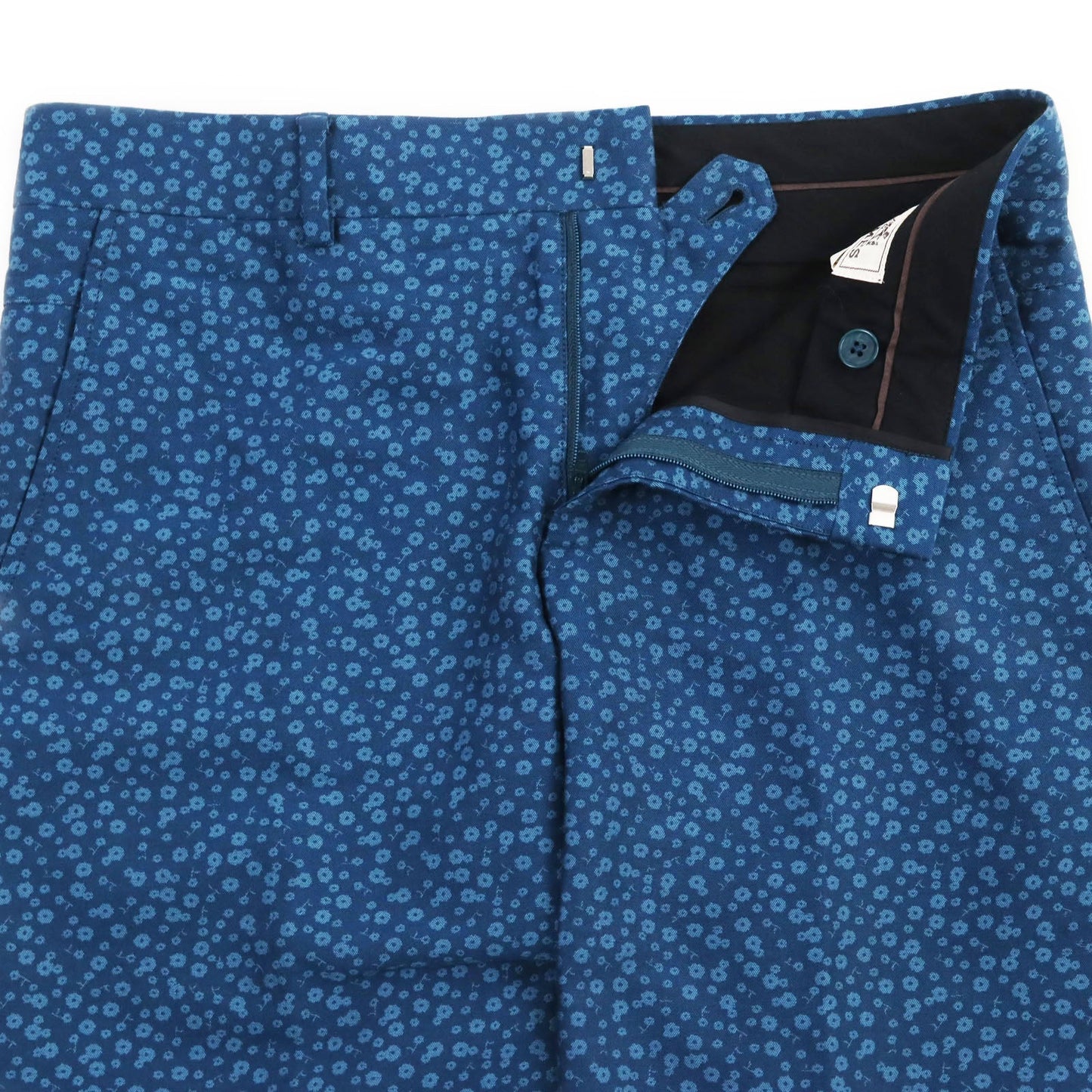 HERMES slacks cotton blue 38