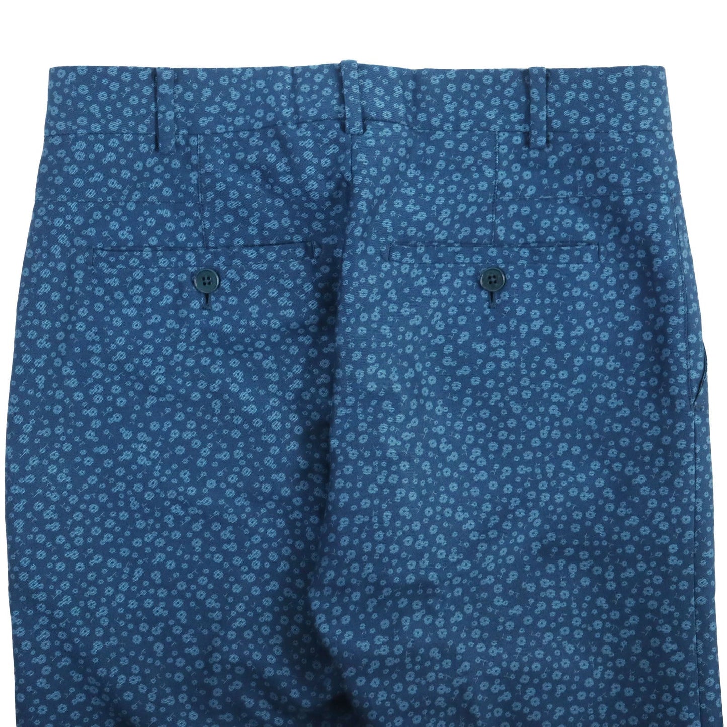 HERMES slacks cotton blue 38