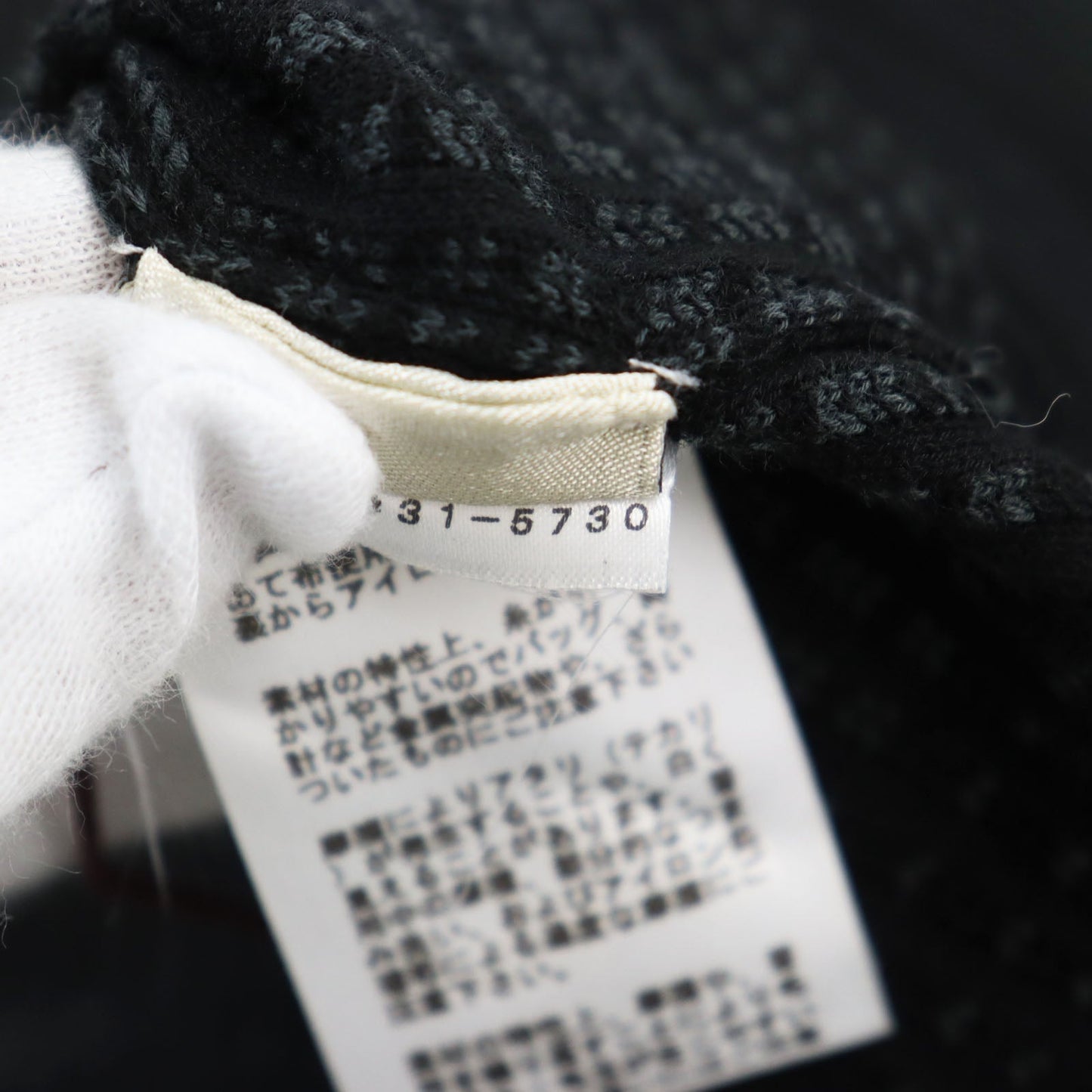 HERMES Short sleeve T-shirt cotton Black Grey XS