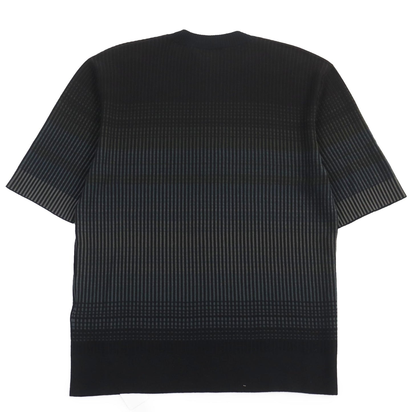 HERMES Short sleeve T-shirt cotton Black Grey XS