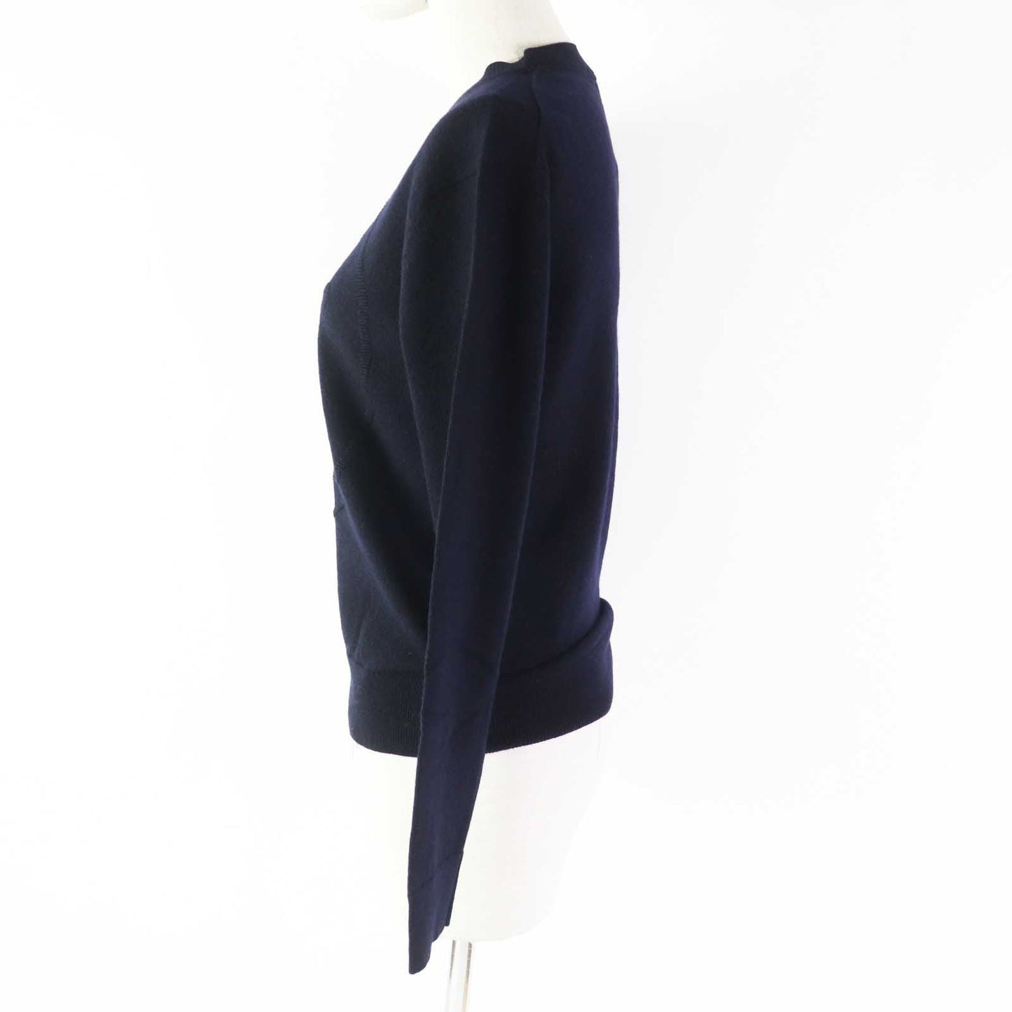 HERMES knit 4E2604D1 cashmere Dark navy 40