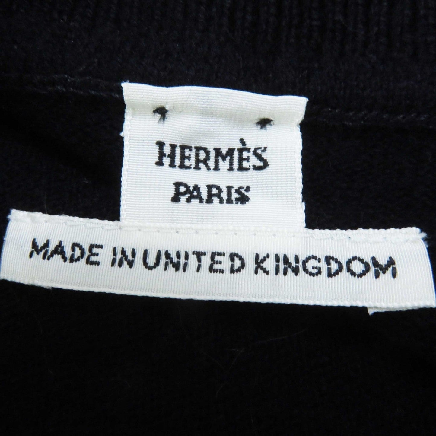 HERMES knit 4E2604D1 cashmere Dark navy 40