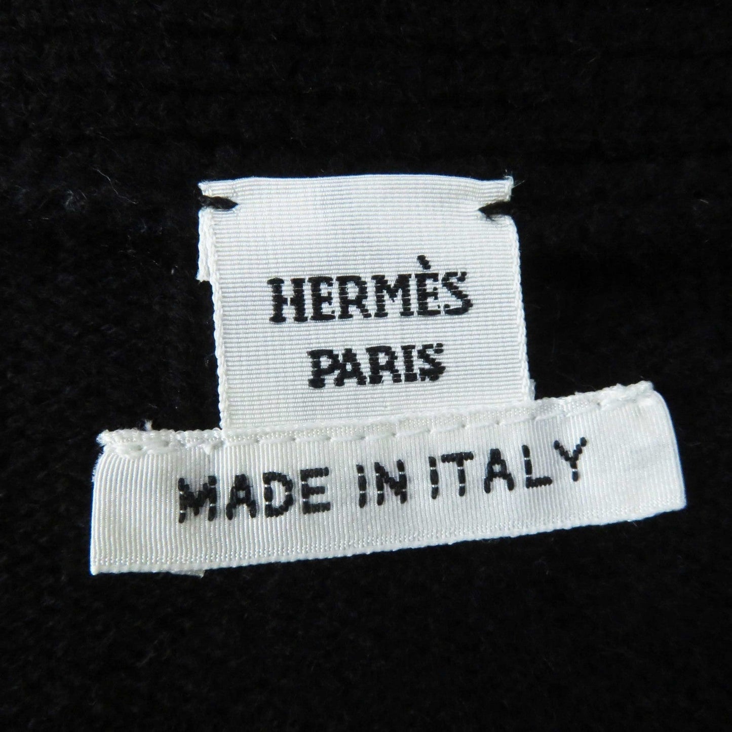 HERMES cardigan 4E2707D3 wool black 40